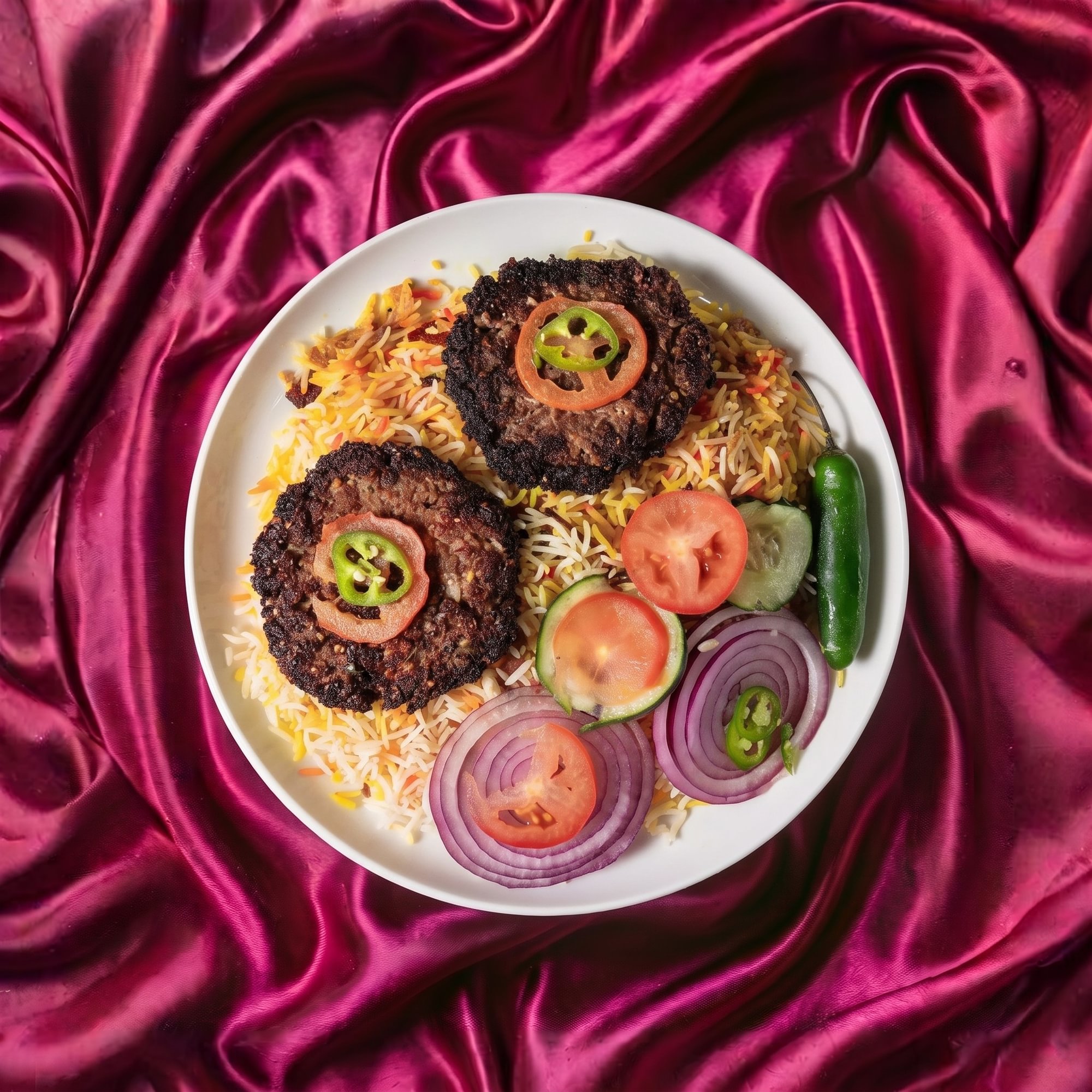 Beef Chapli Kabab Platter