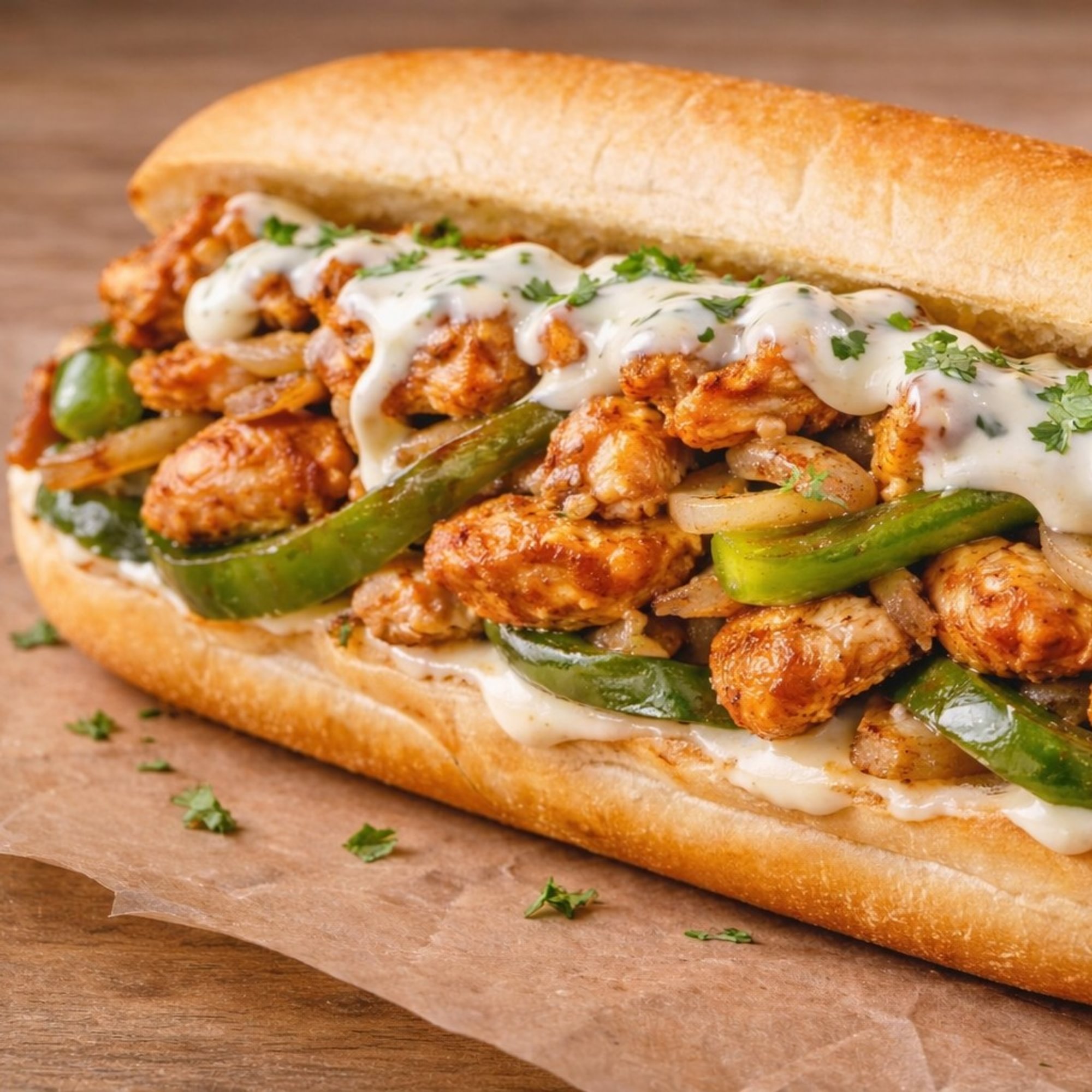Regular Chicken Tikka Cheesesteak