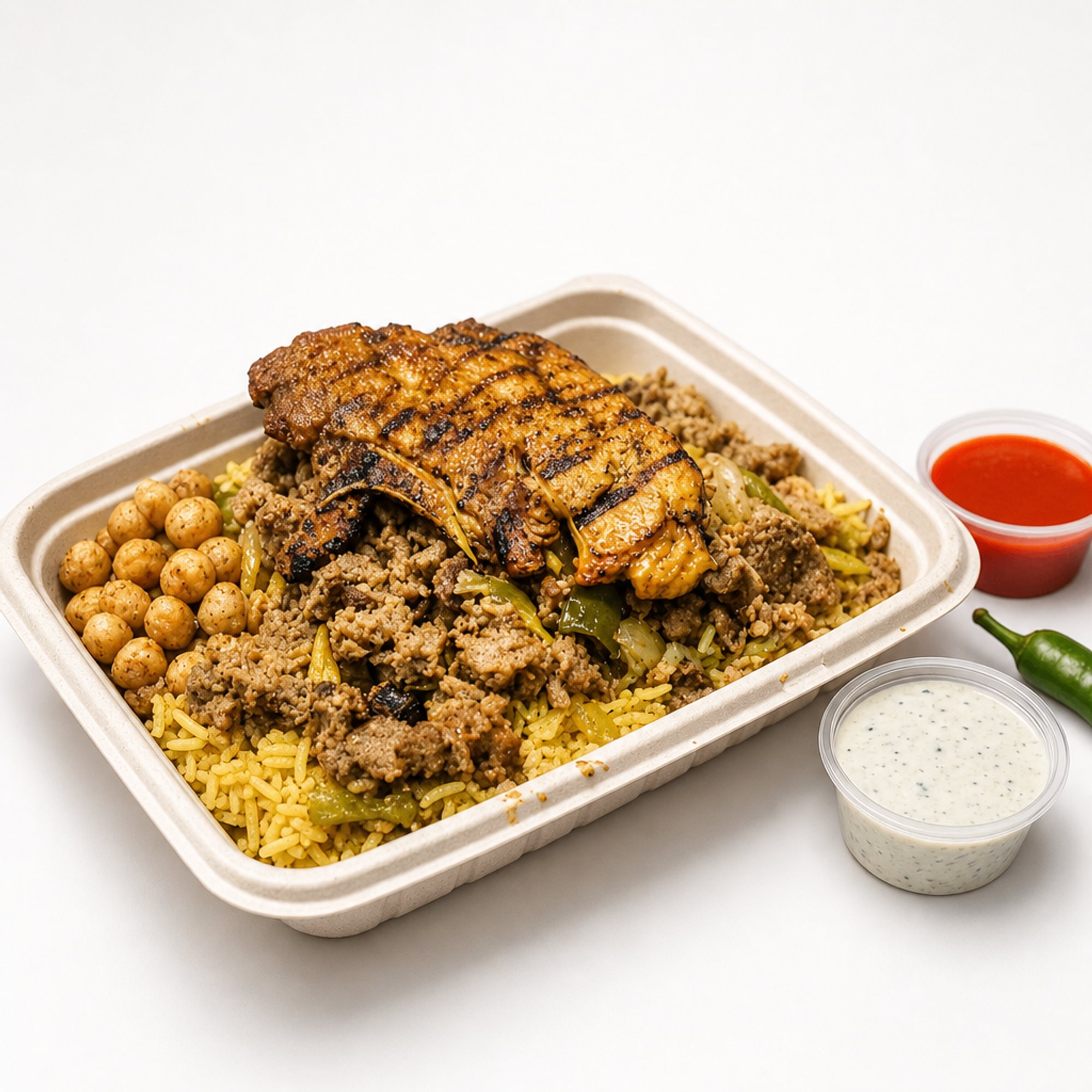 Lamb Gyro with Lamb Chop