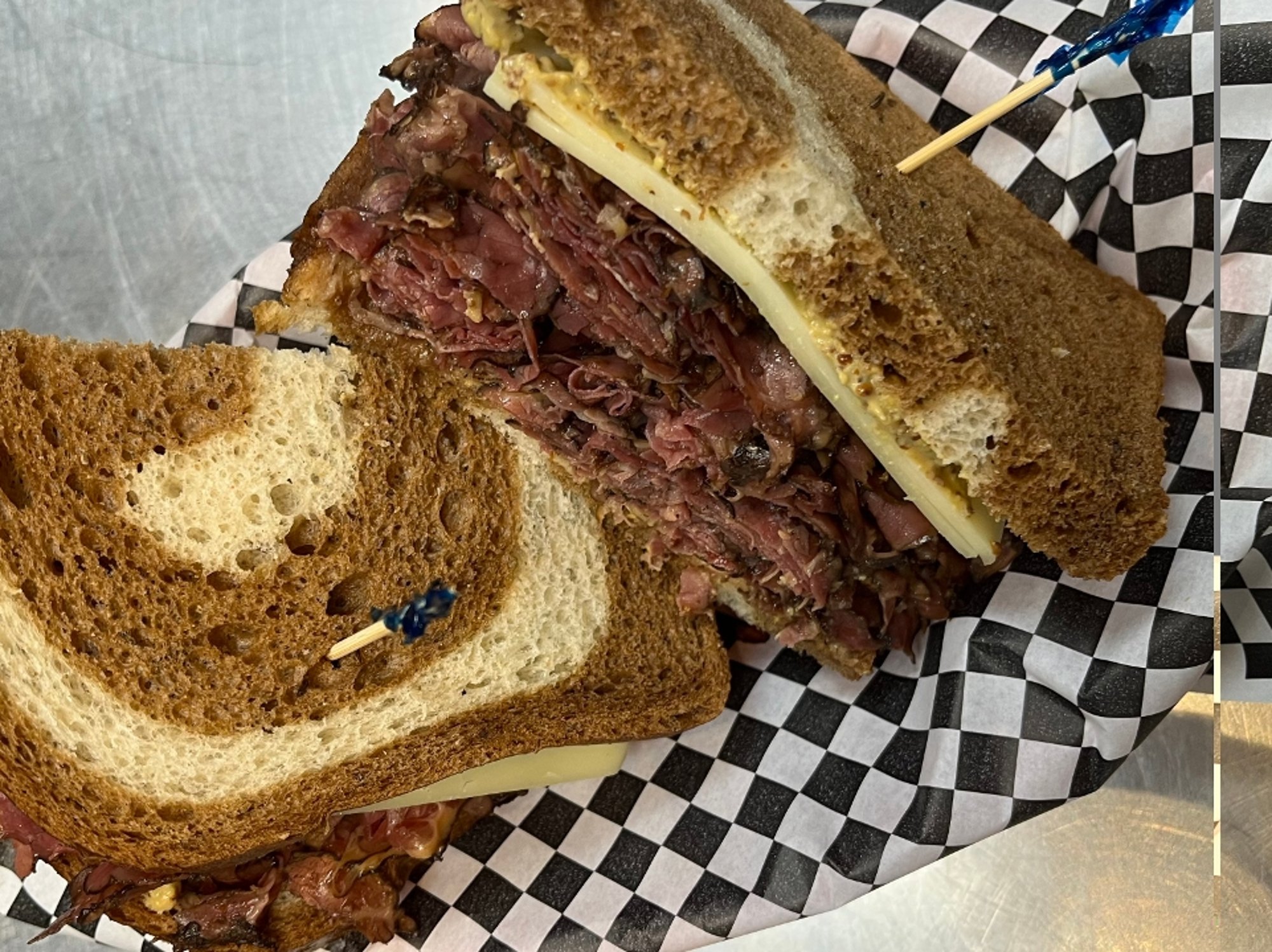 Tsunami Pastrami Sandwich