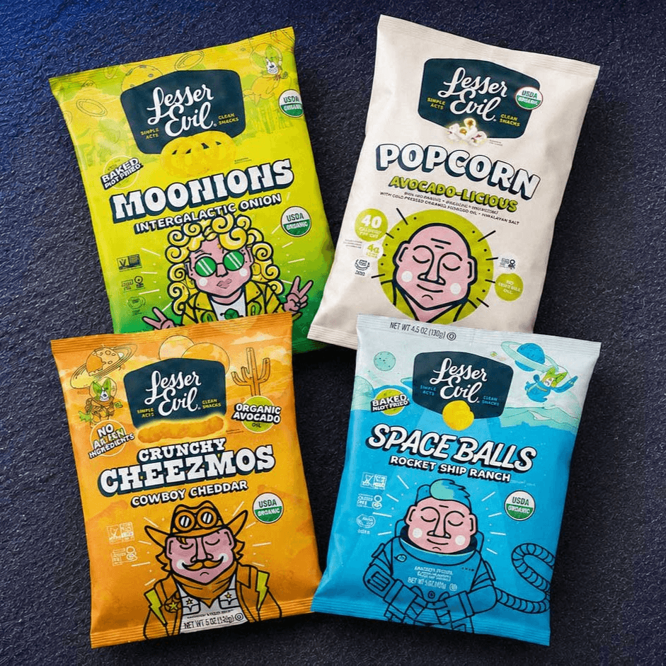 Organic Crunchy Snack Mix – Rings, Puffs & Popcorn