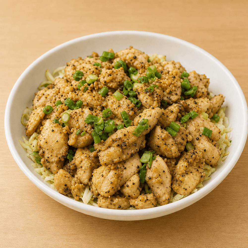 Black Pepper Garlic Chicken
