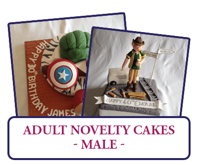Cake Angel, Male Novelty Cakes, Wicklow
