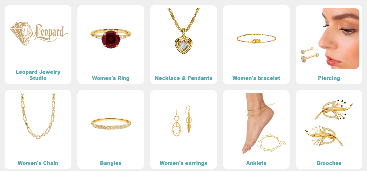 Scopri la Collezione Gioielli Donna di Leopard Jewelry – Eleganza Swiss Made