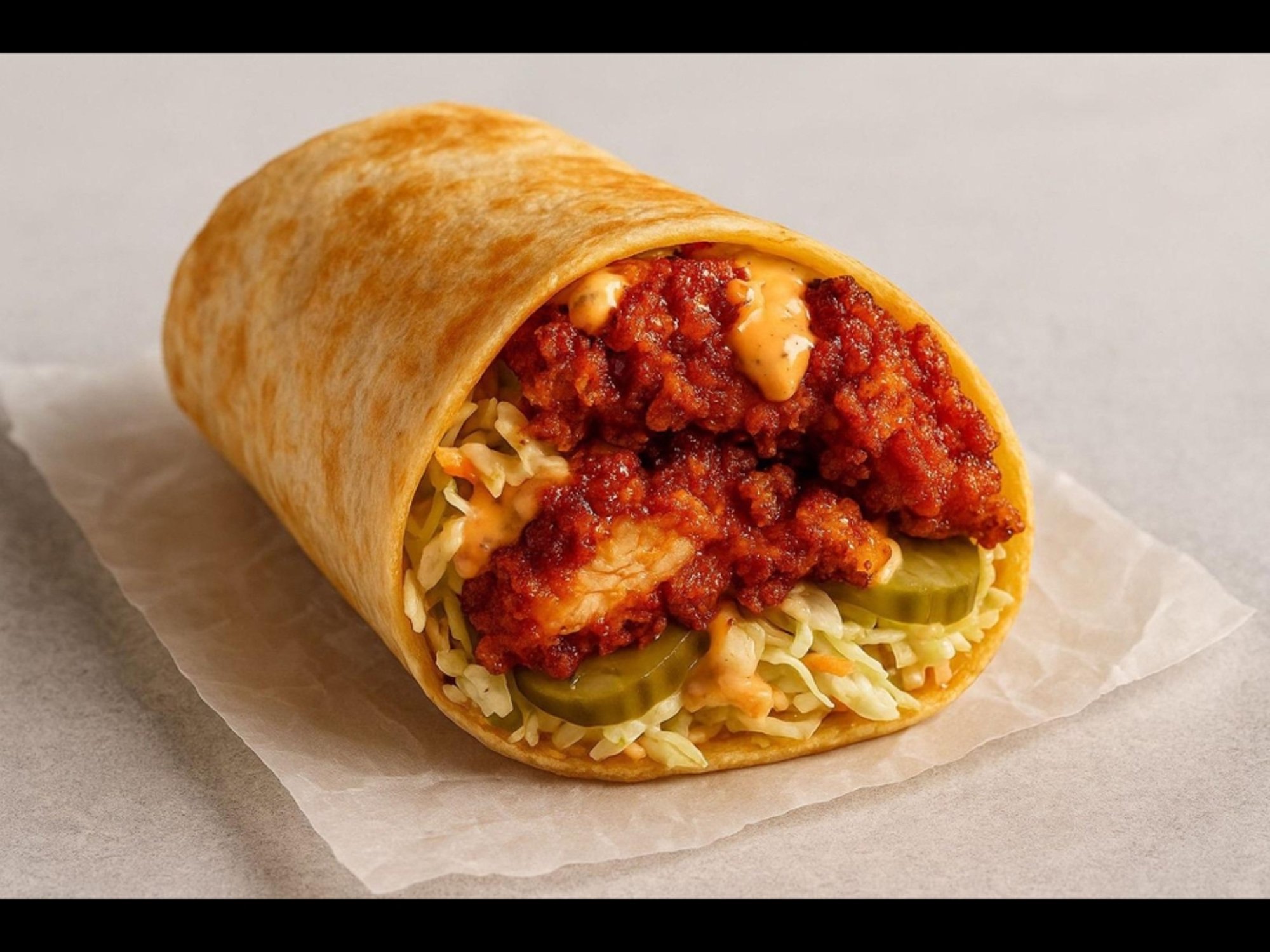 Crispy Chicken Burrito