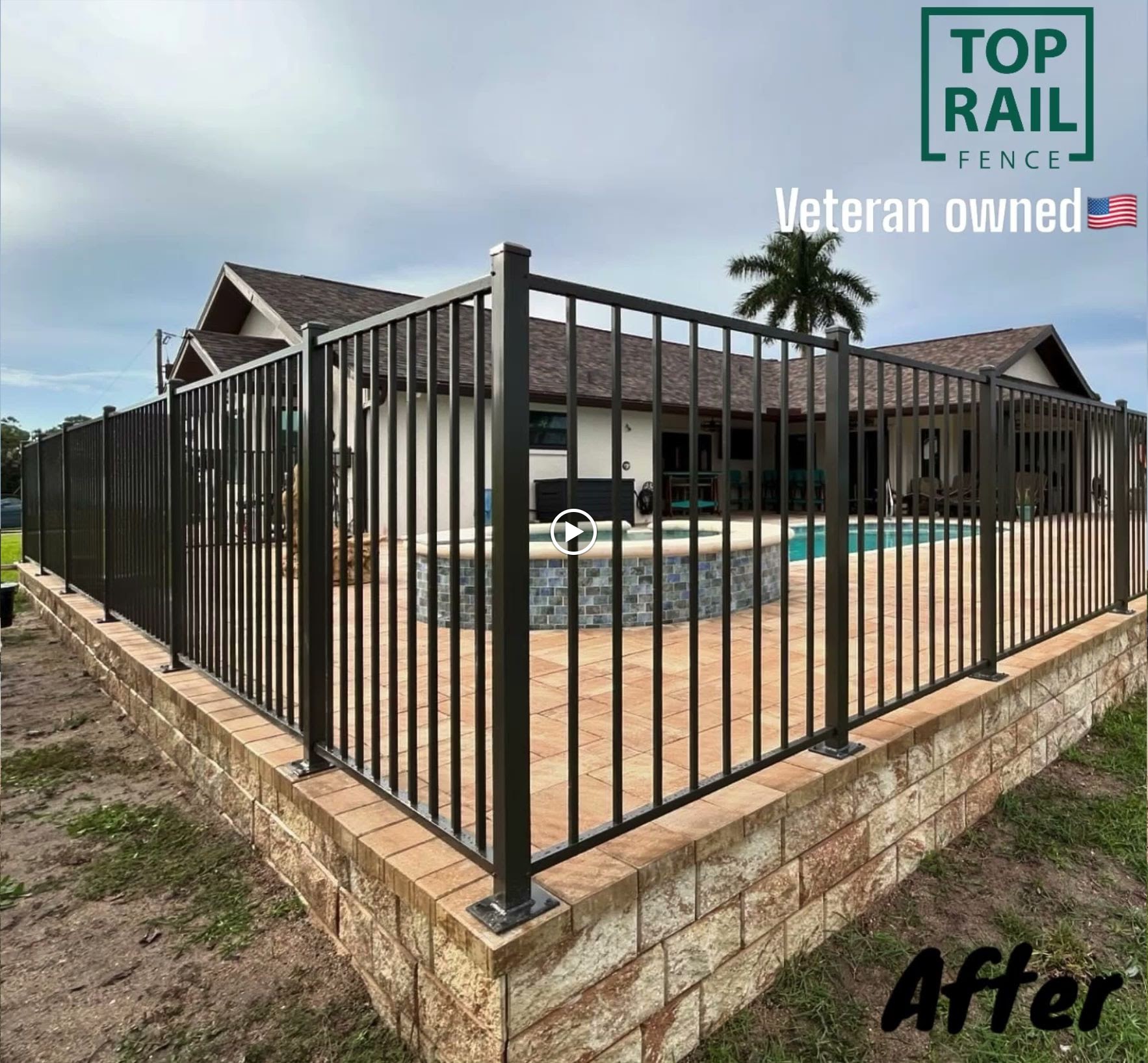 Top Rail Fence Pompano Beach Image