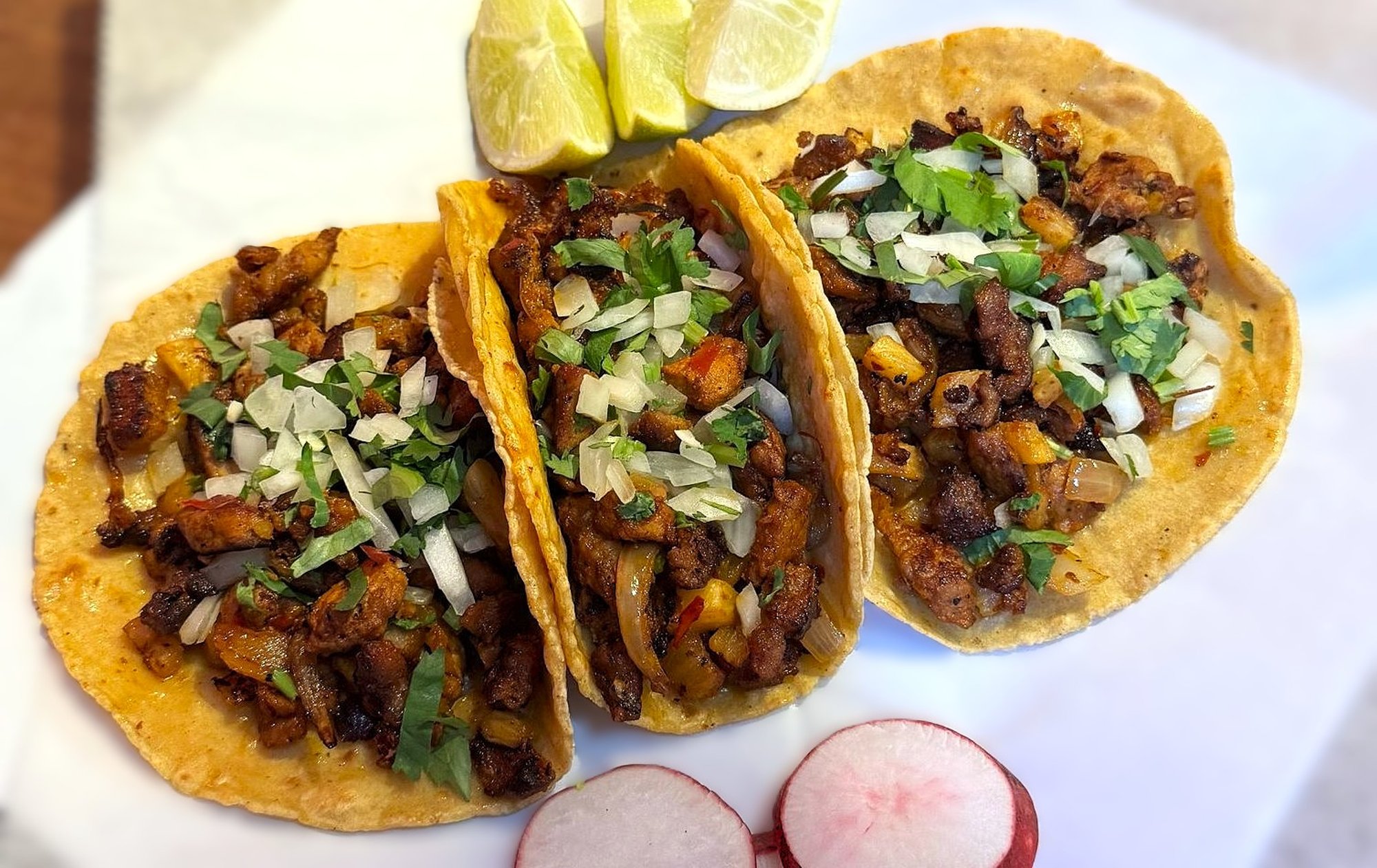 Al Pastor Taco with Yellow Corn Tortilla (Order of 3)