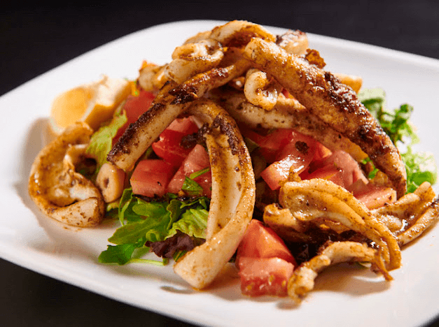 Grilled Calamari Salad