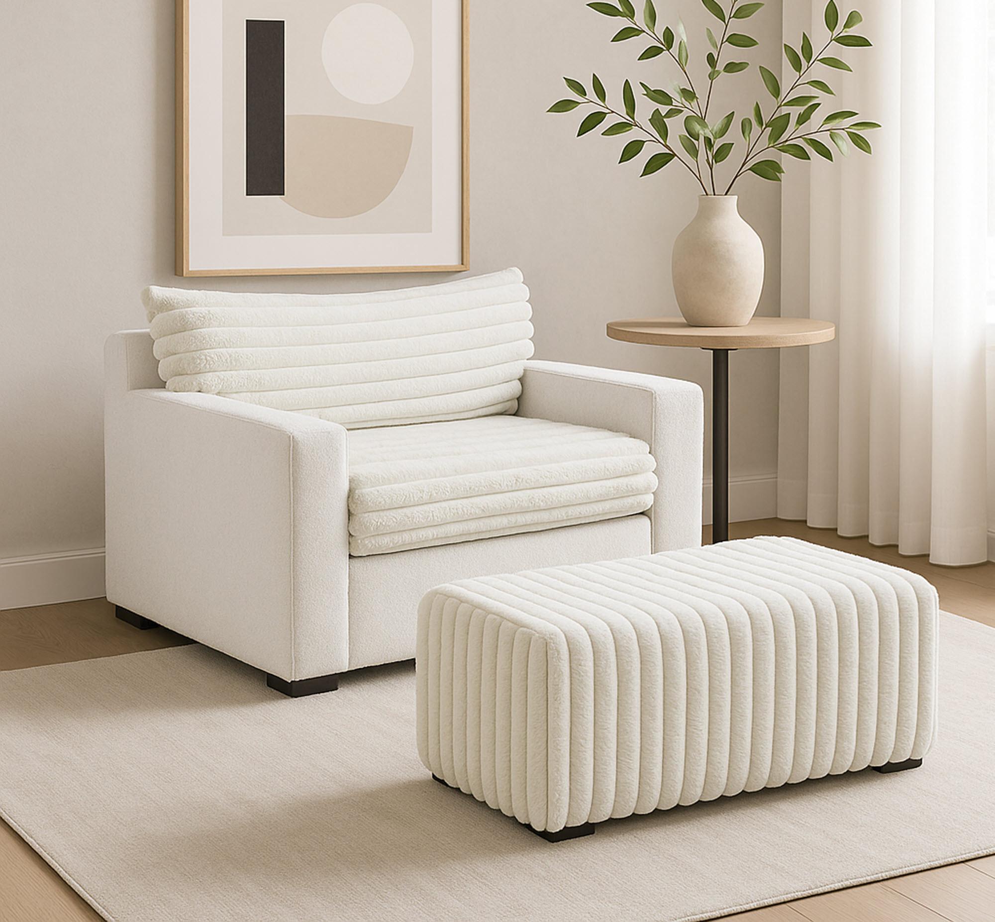Mondo Glacier Chair w/Ottoman