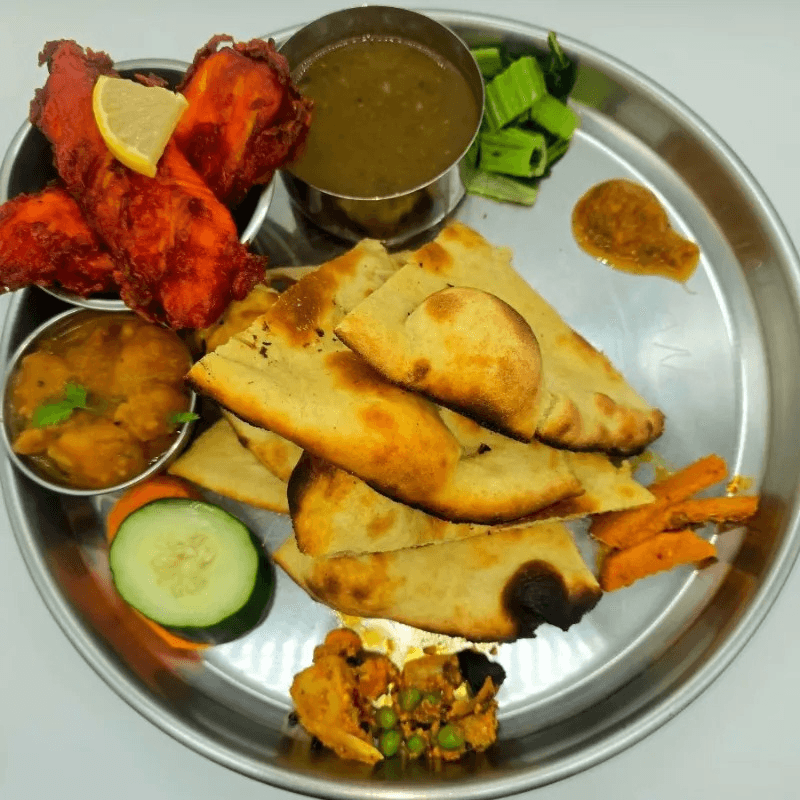 Roti Thali (Fish)