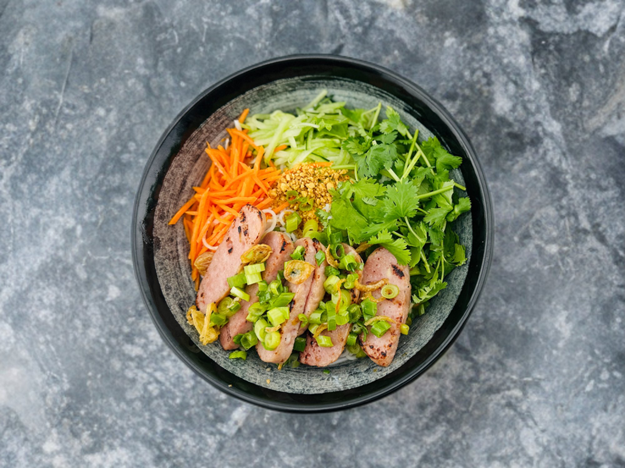Grilled Spam Rice-Vermicelli