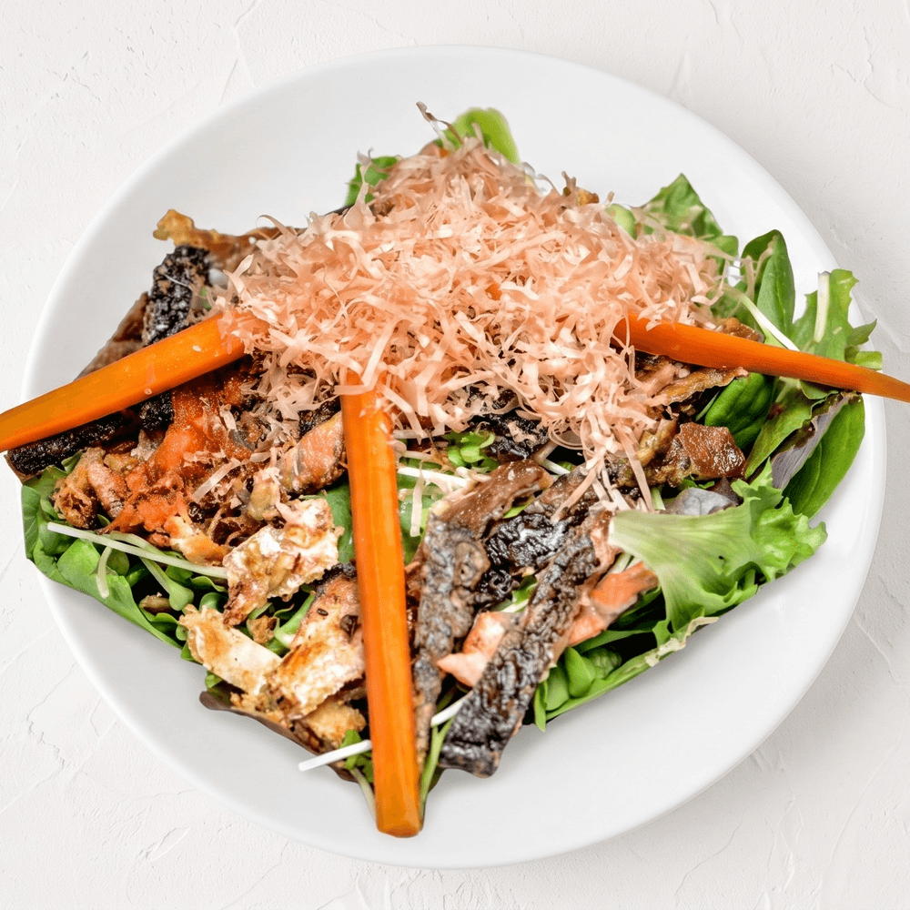 Salmon Skin Salad