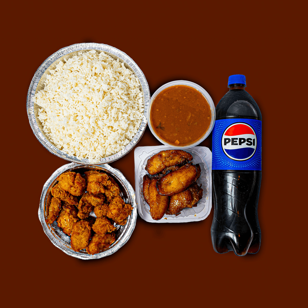 Combo# 4. Chicharron De Pollo Sin Hueso Combo