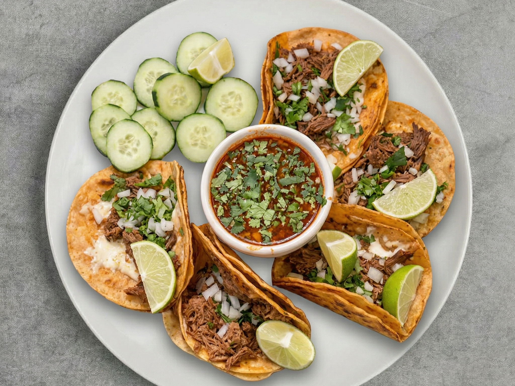3 Birria Tacos