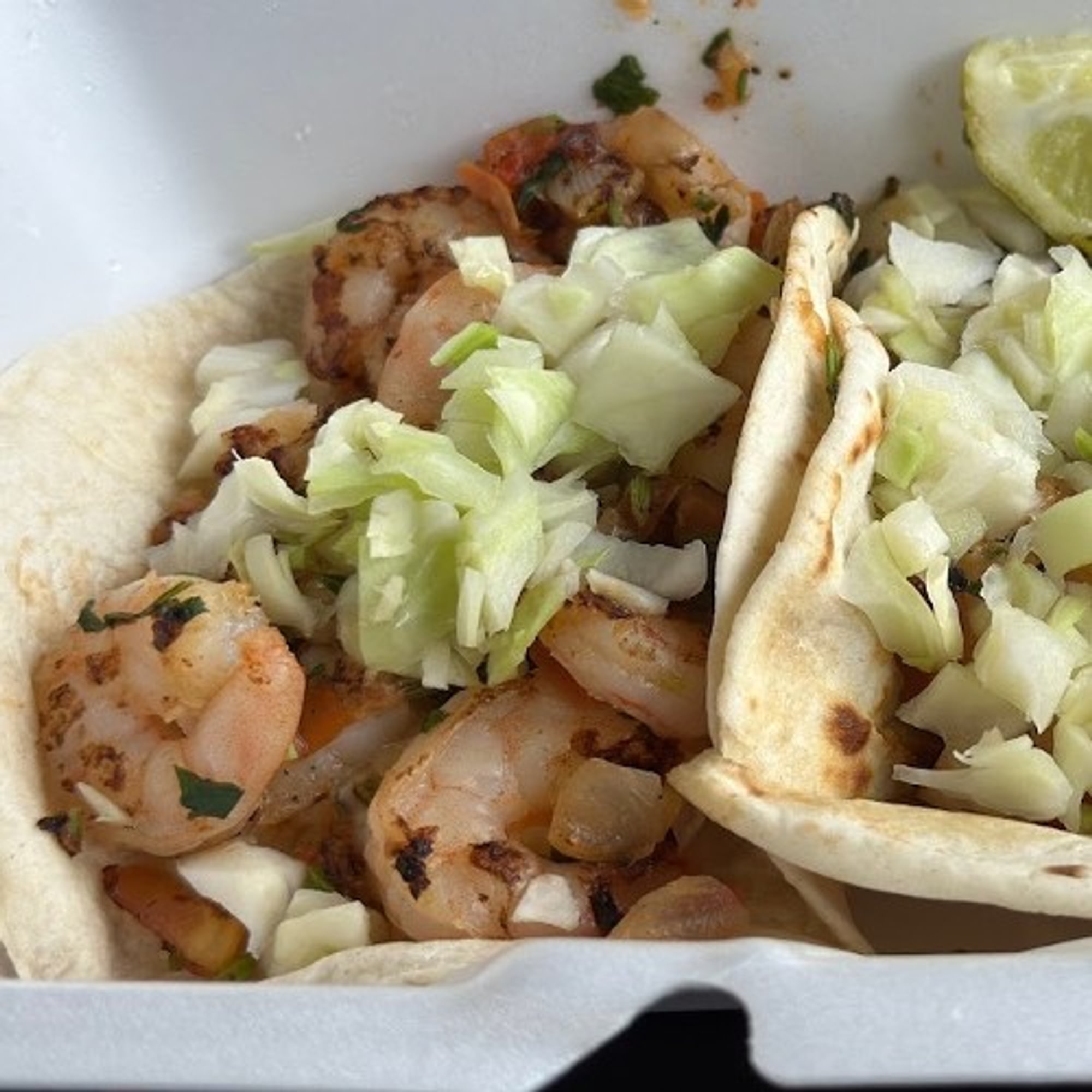 Shrimp/Camaron Burrito