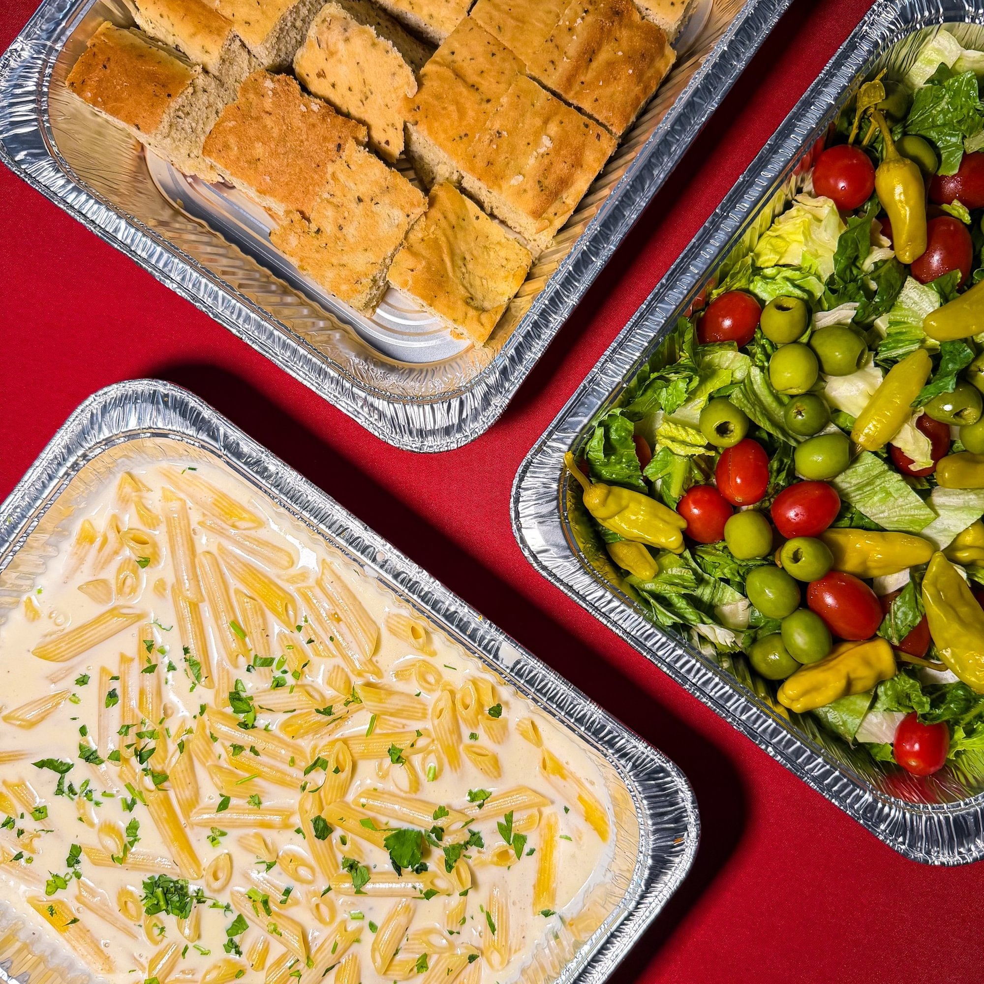 Half Tray Penne w/ Alfredo Sauce