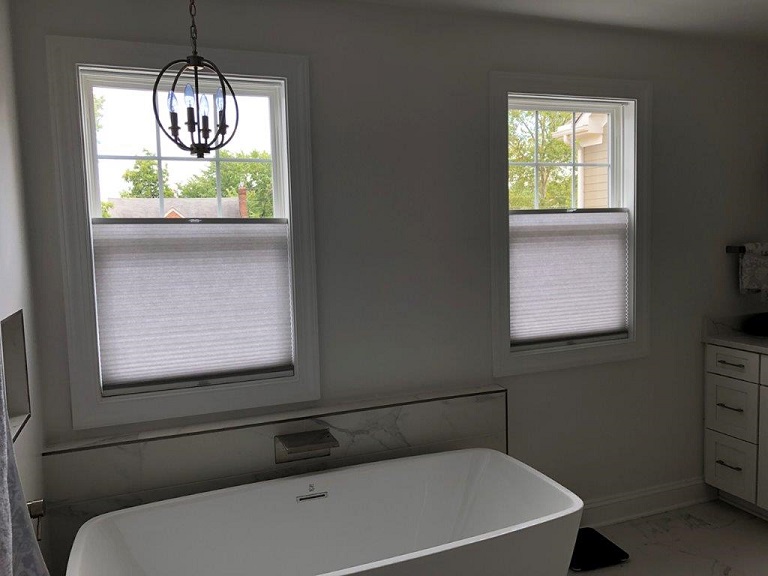 Get privacy and light in the bathroom!