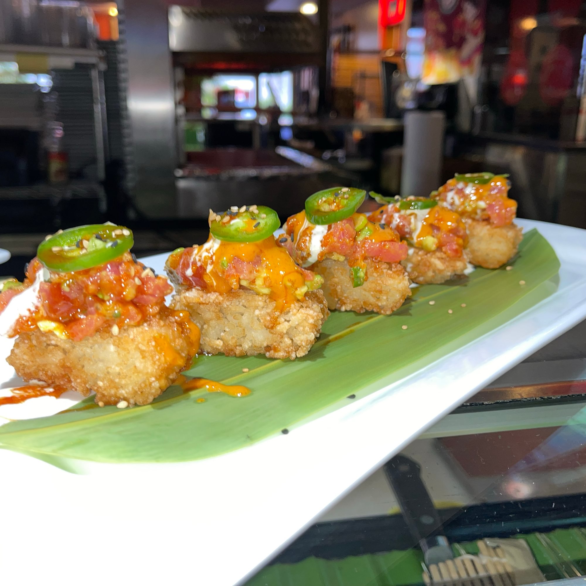 Spicy Tuna Rice Crispies
