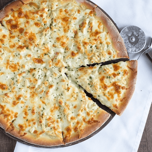 White Garlic Pizza