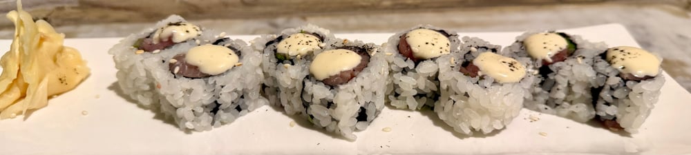 Hamachi and Scallion Roll