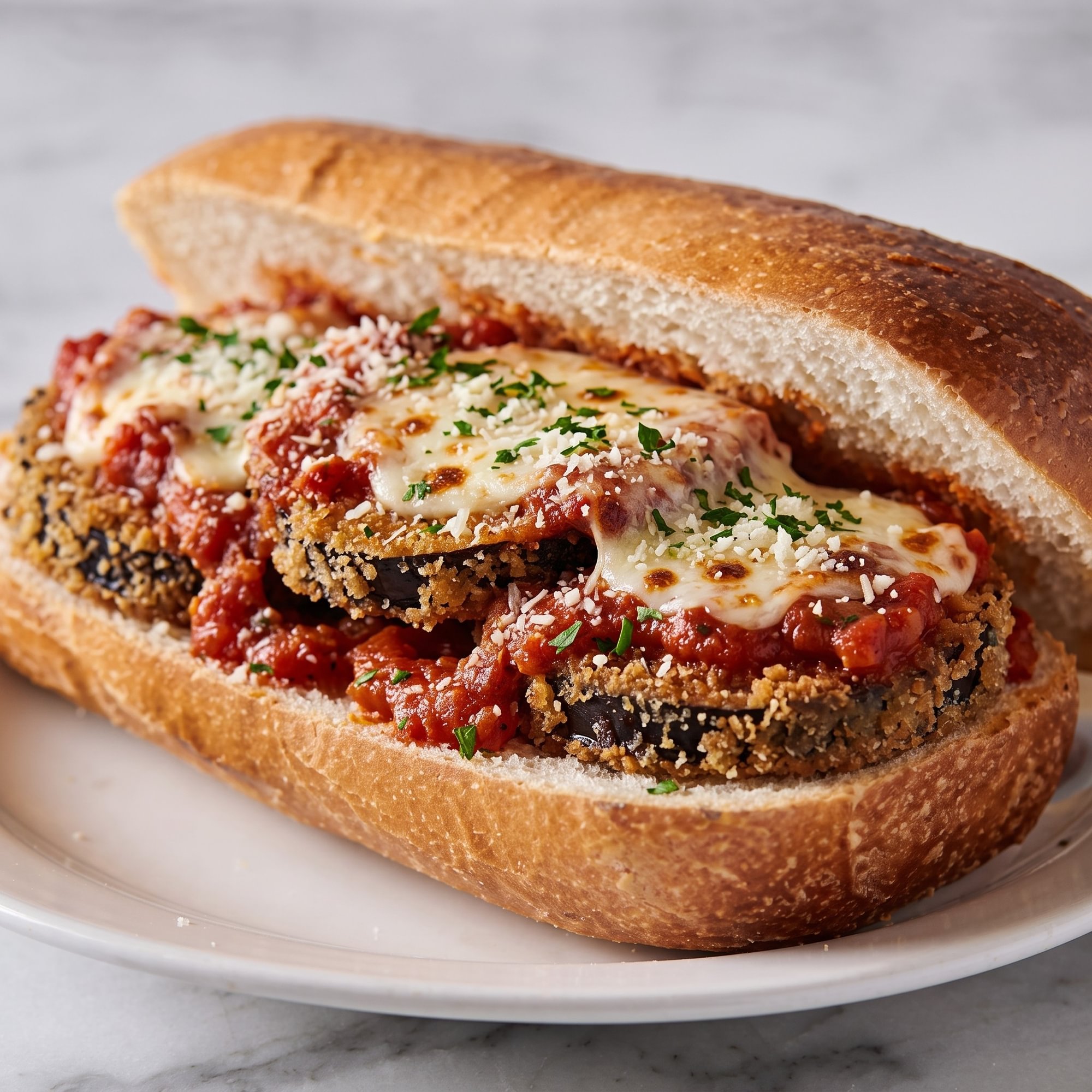 Eggplant Parmesan Hero
