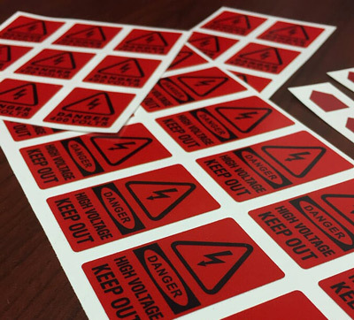 Multicolor Labels - Custom Printed Stickers  and  Decals Photo