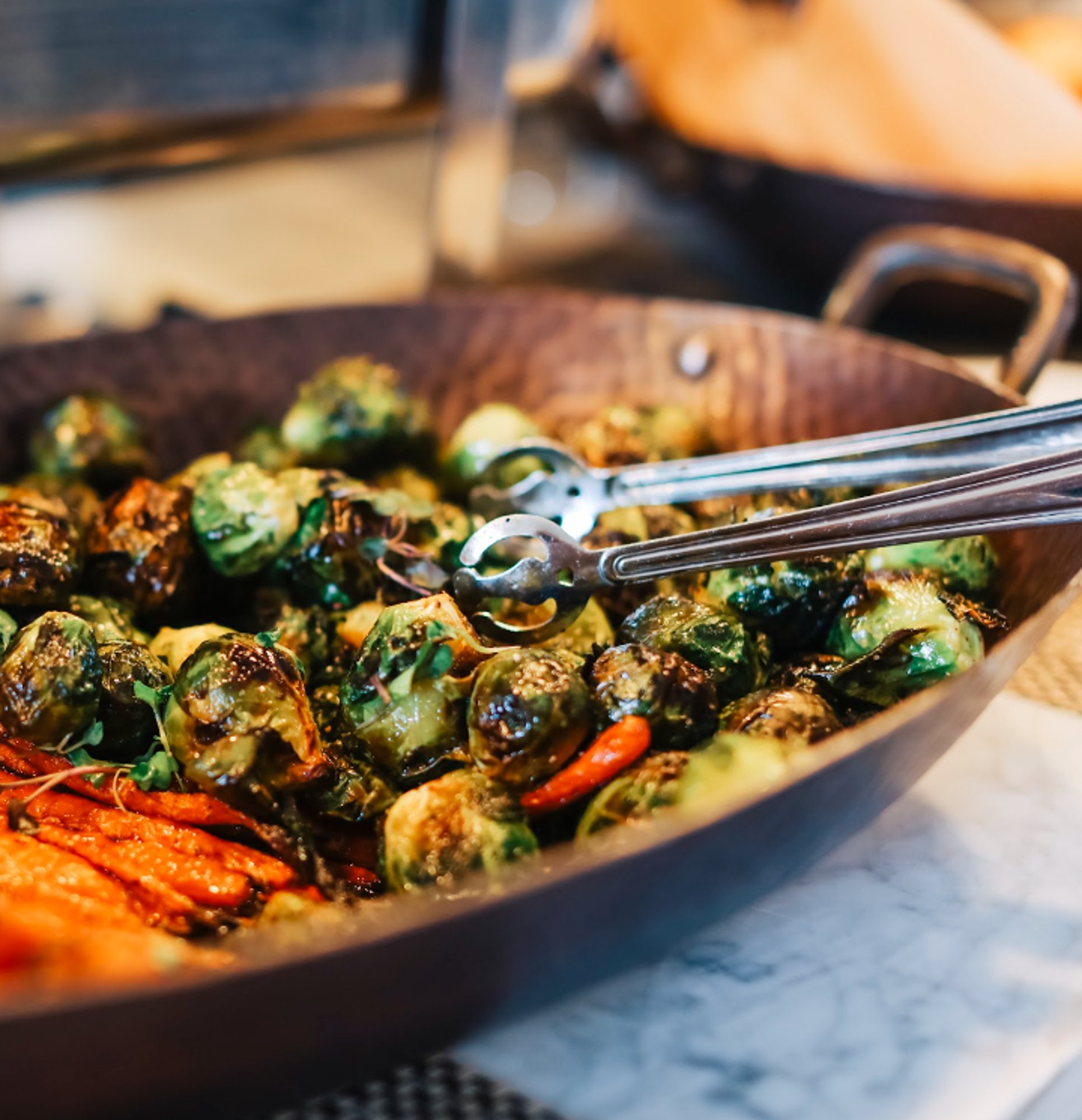 Flash Fried Brusel Sprouts