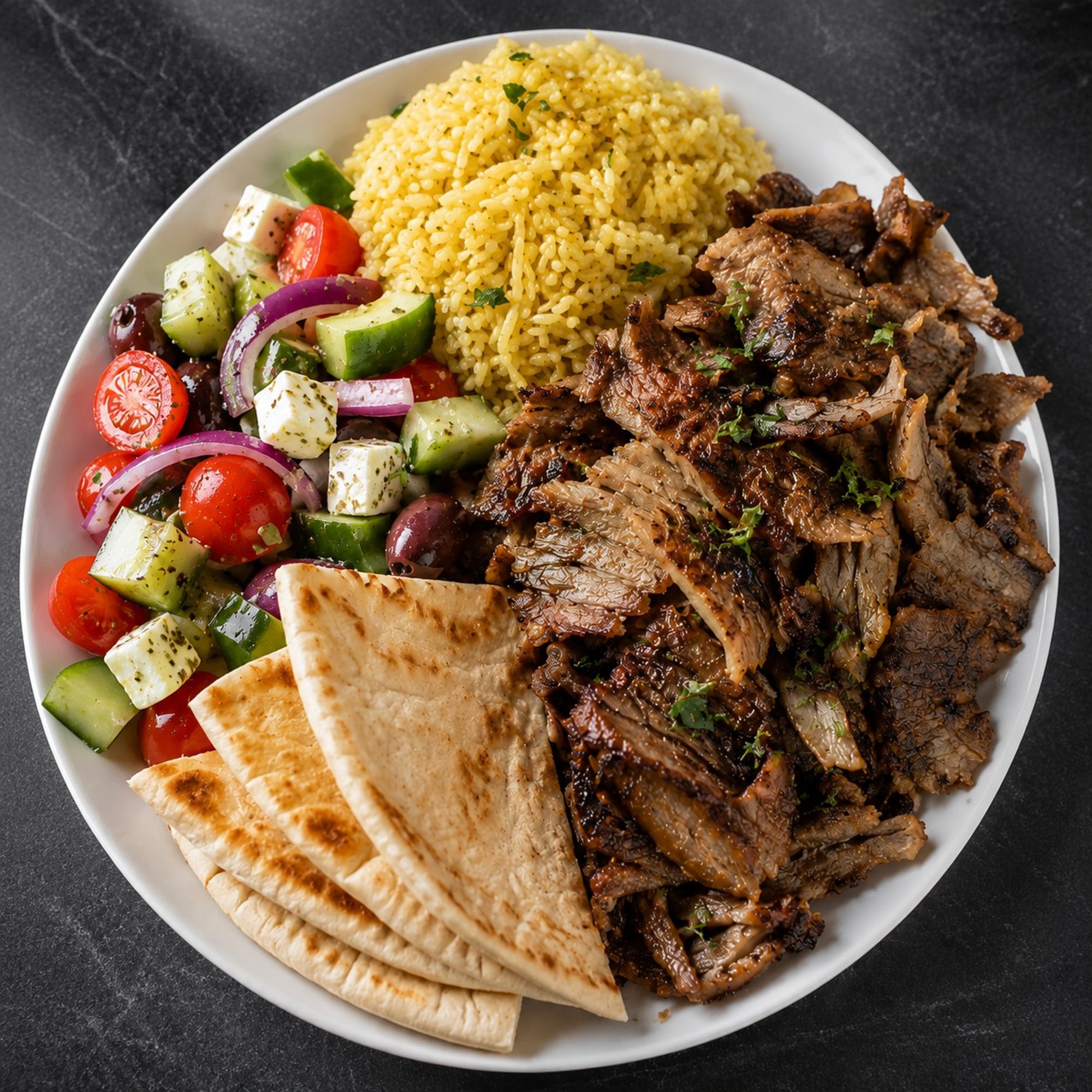 Beef Shawarma Plate