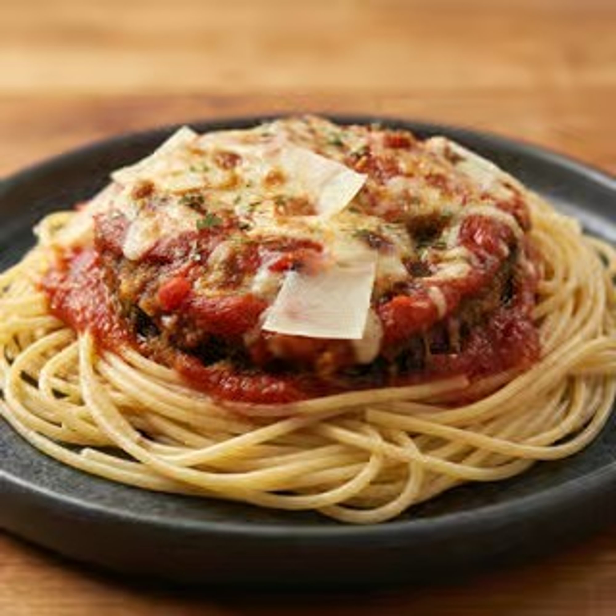 Pasta with Eggplant Parmigiana