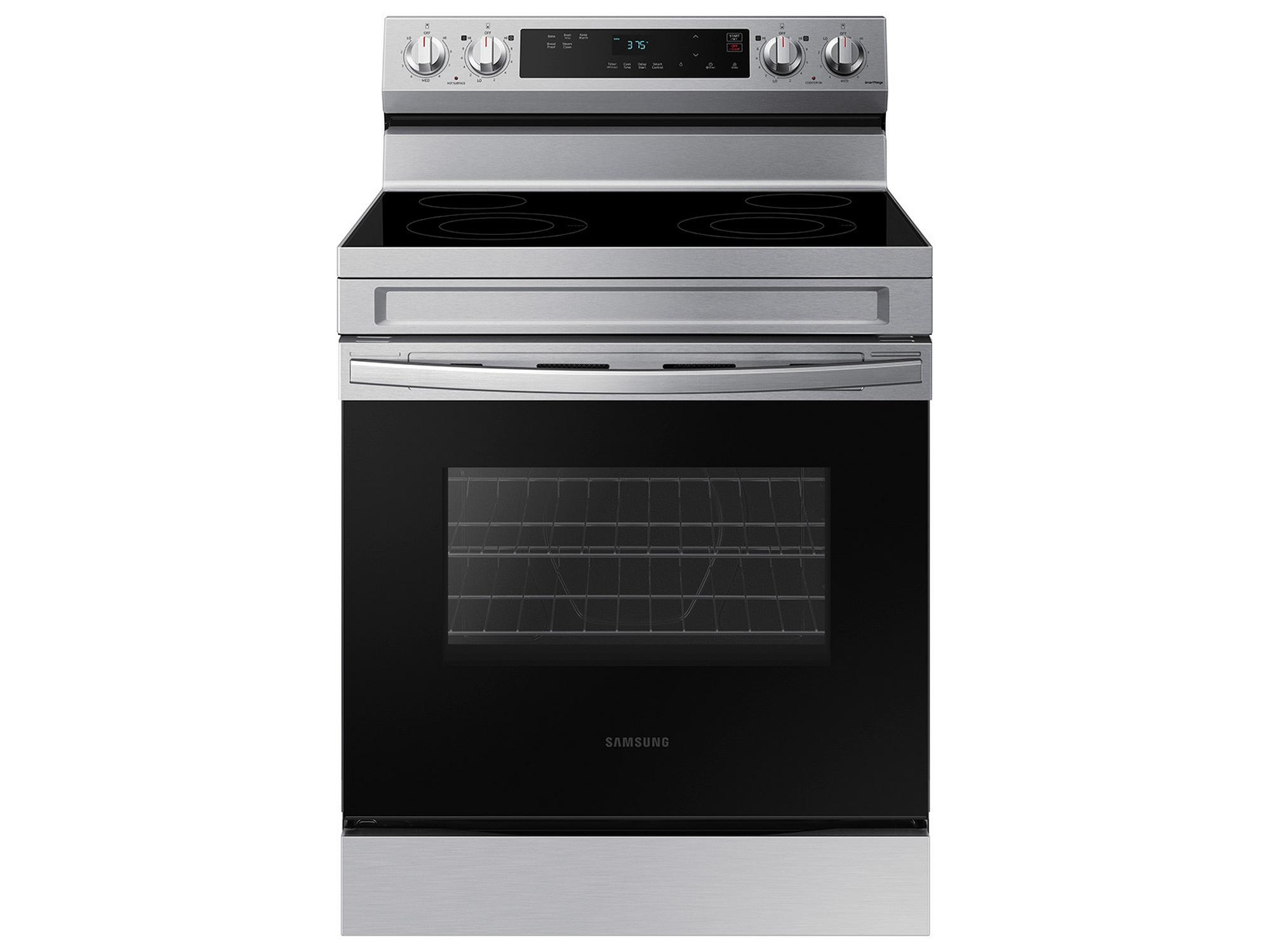 6.3 cu. ft. Electric Range w/ Steam Cleaning - Stainless Steel