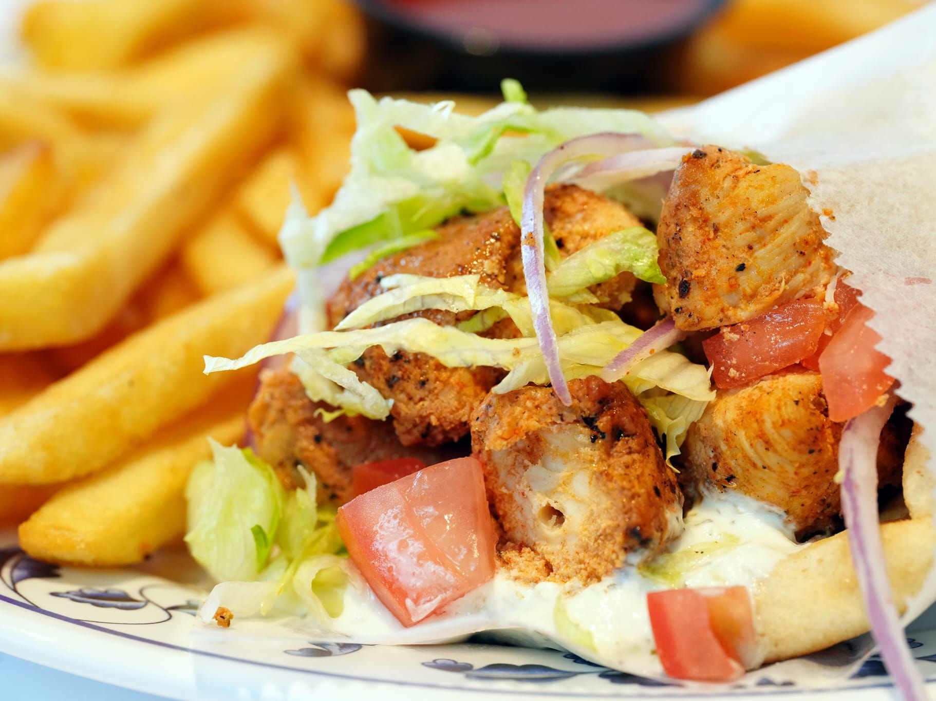 Chicken Souvlaki Pita