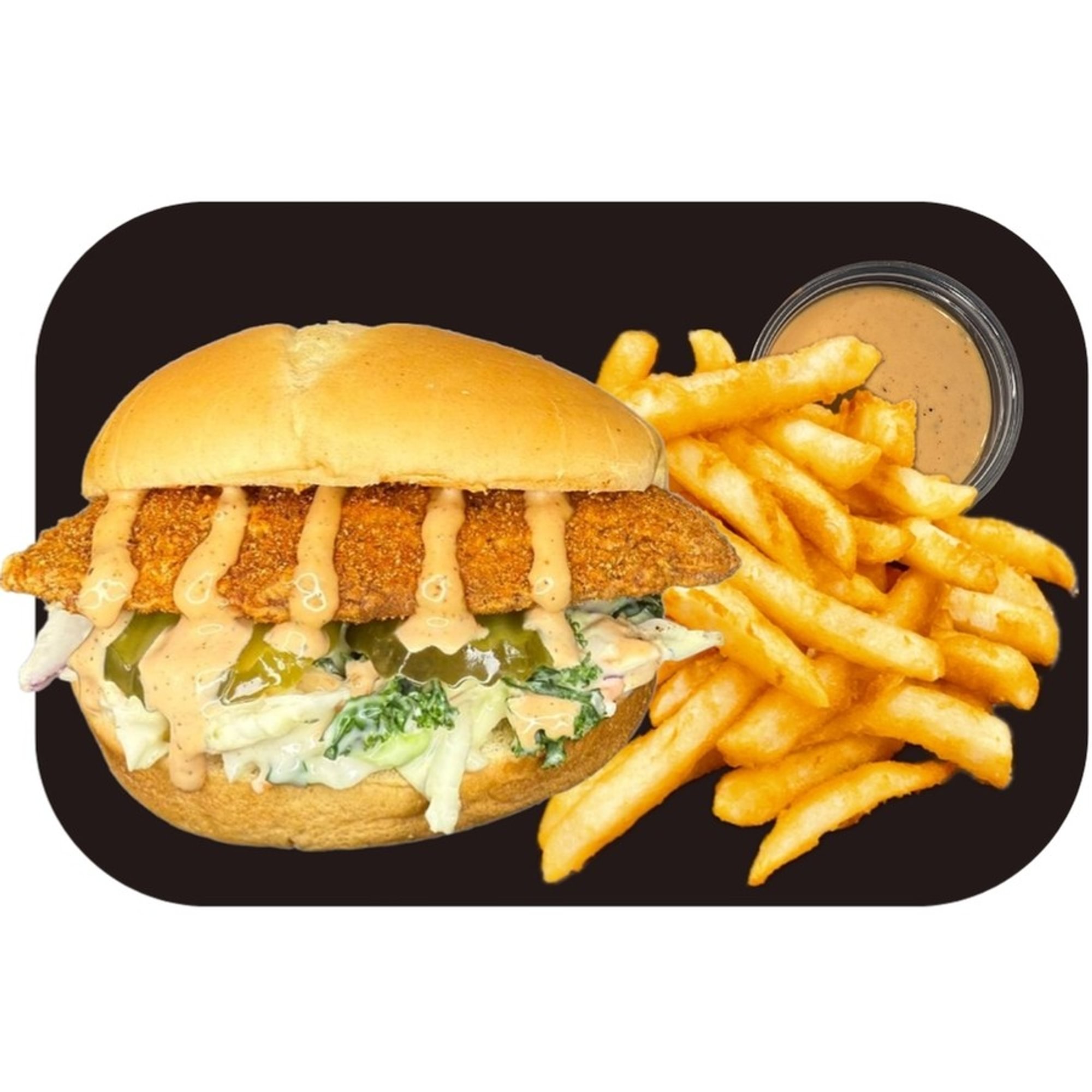 #10 - FISH SANDWICH & CRISPY FRIES
