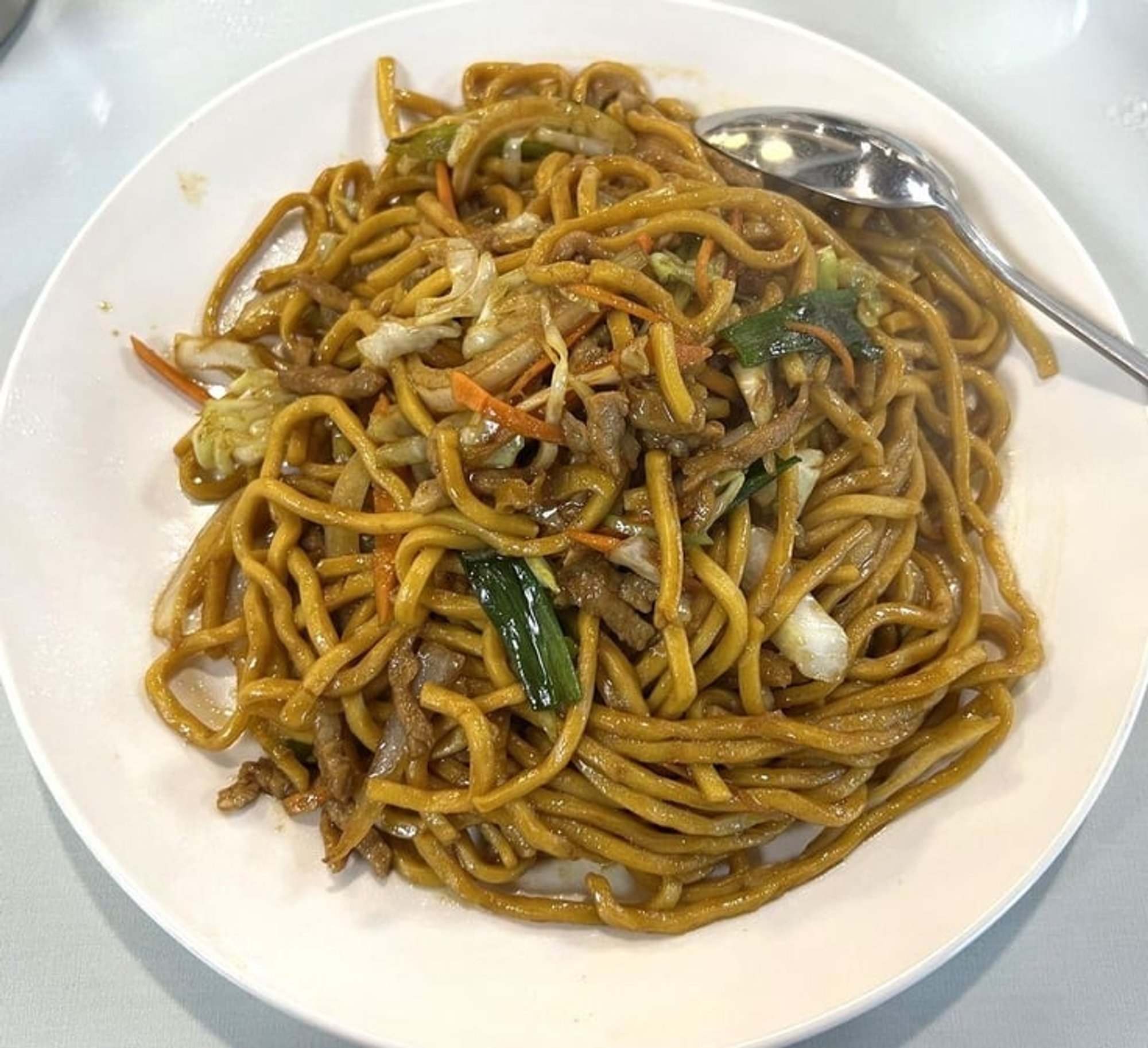 92. Shredded Pork Lo Mein / 肉絲粗炒麵