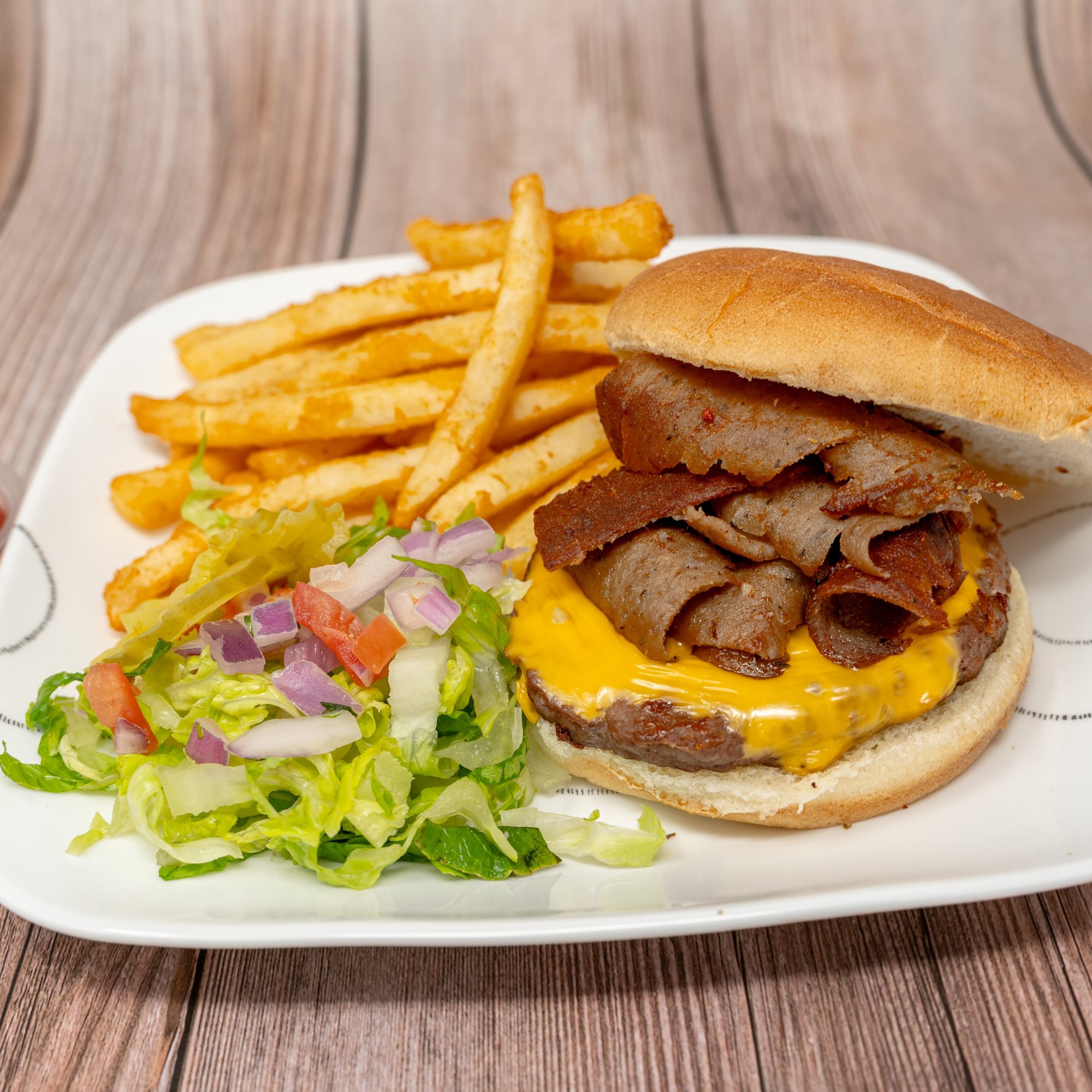 Cheeseburger W/French Fries