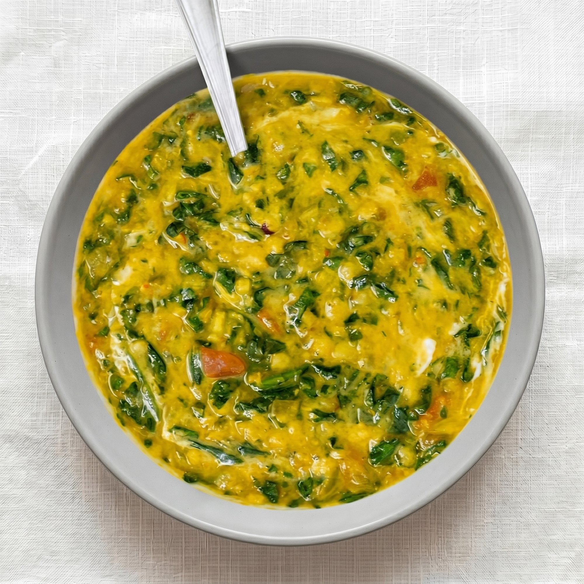 Dal Spinach Tomato