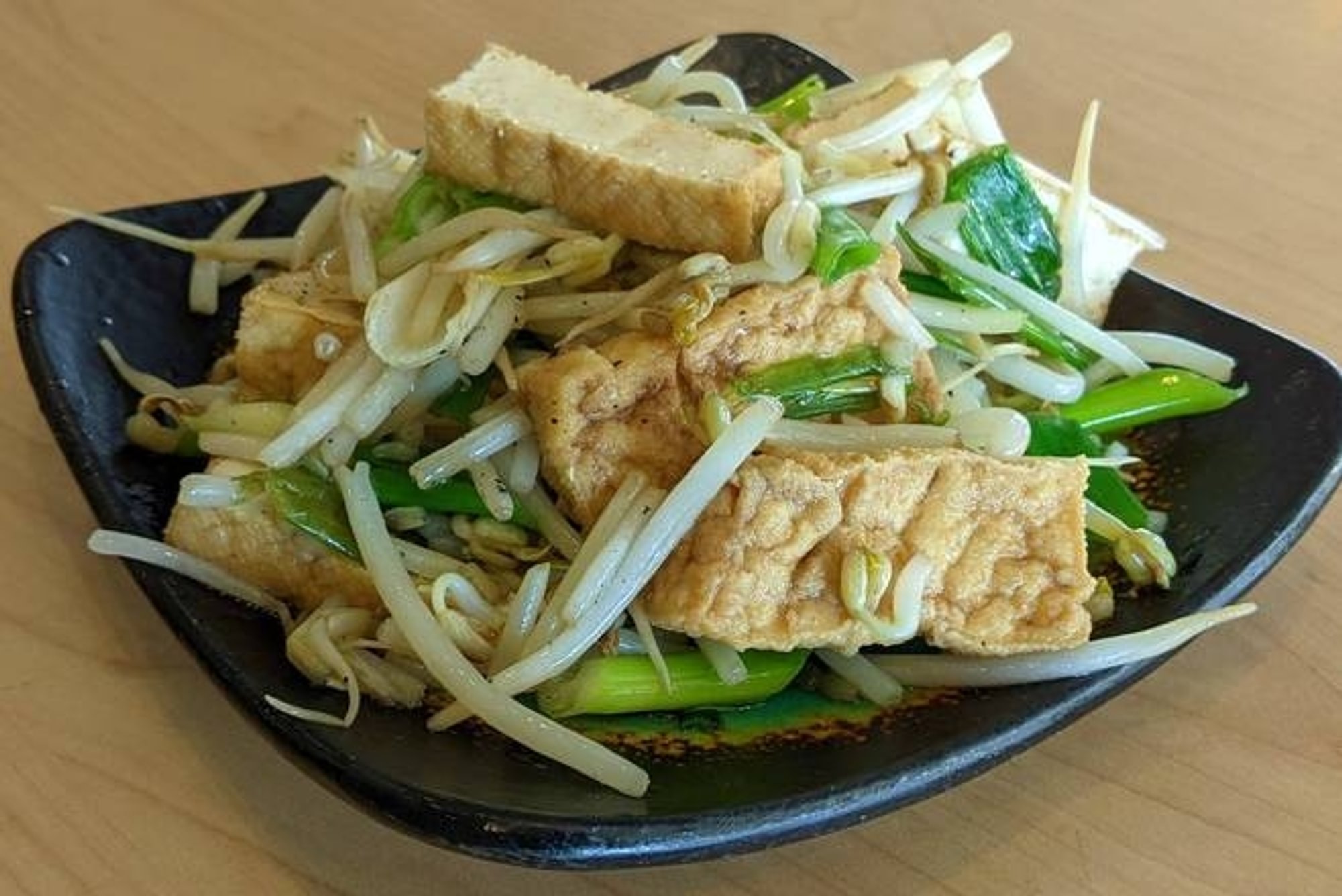 Stir Fried Tofu & Bean Sprouts