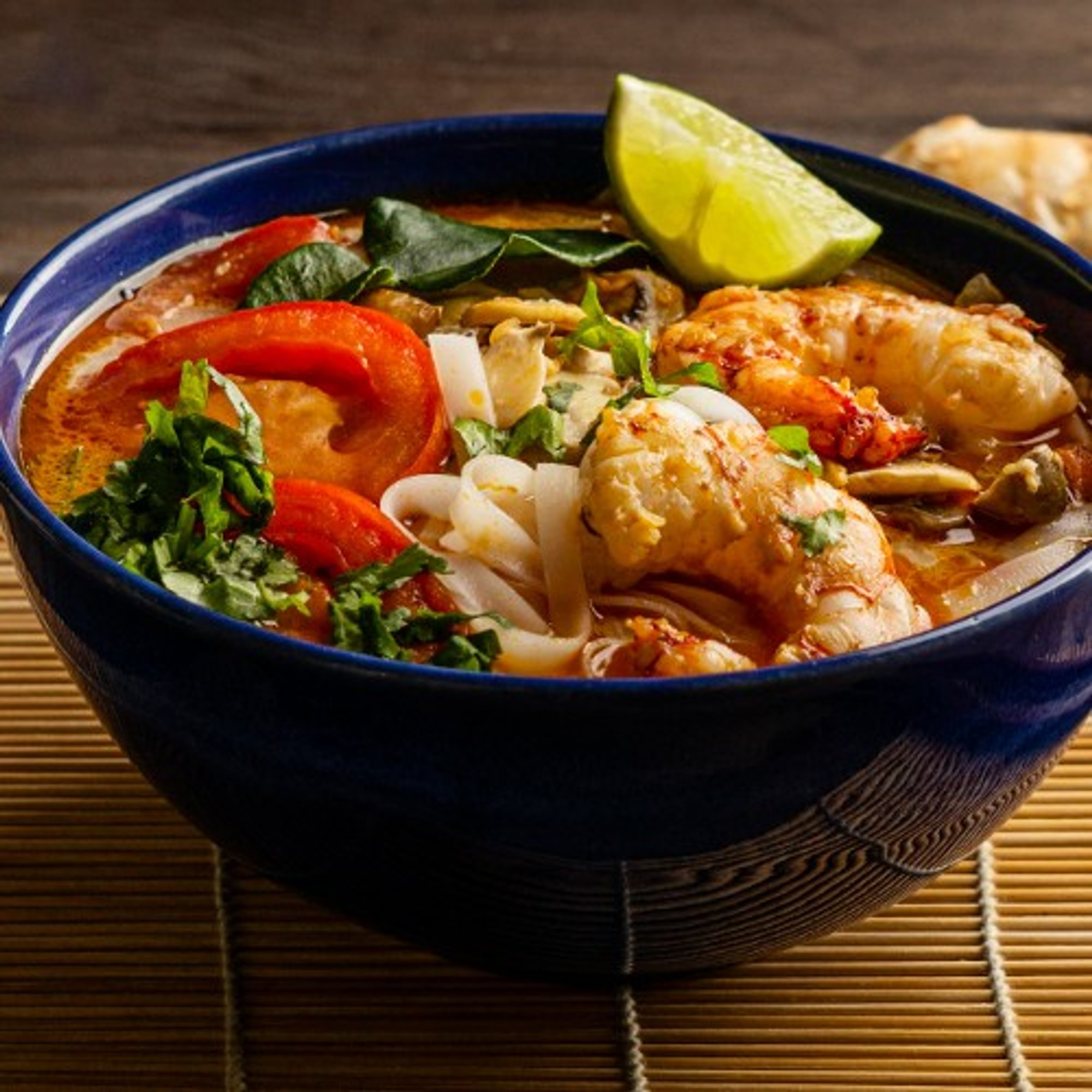 1. Thai Rice Noodle Tom Yum Soup