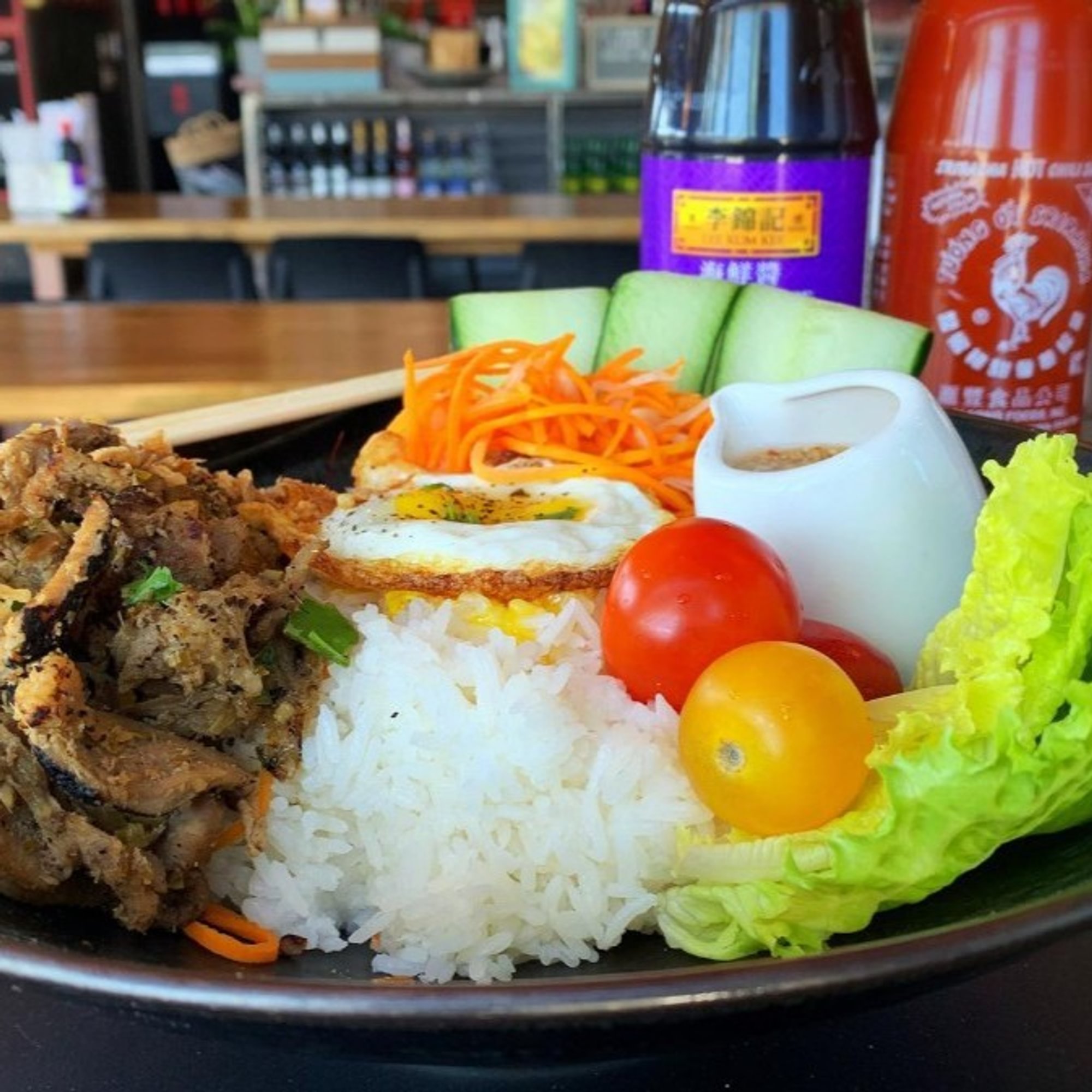 Coconut Basil Prawn Rice