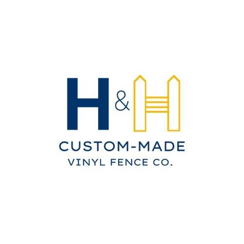 H&H Custom Made Vinyl Fence Logo