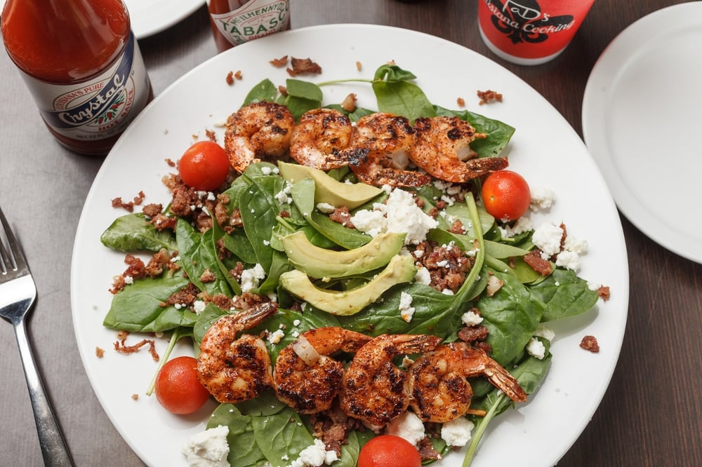 Blackened Shrimp Salad