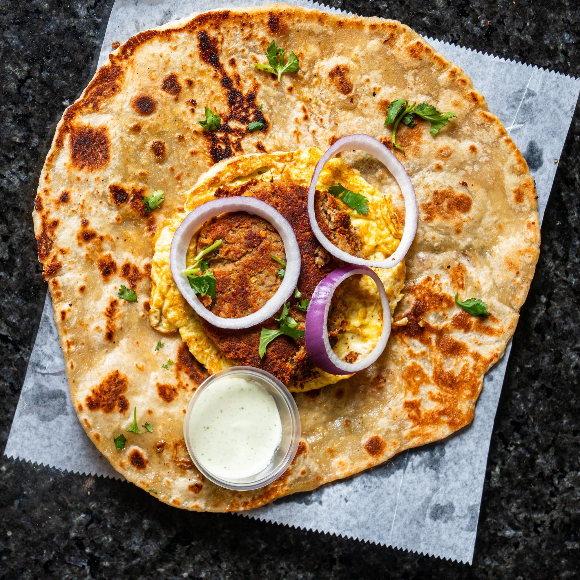 Paratha Shami Anda