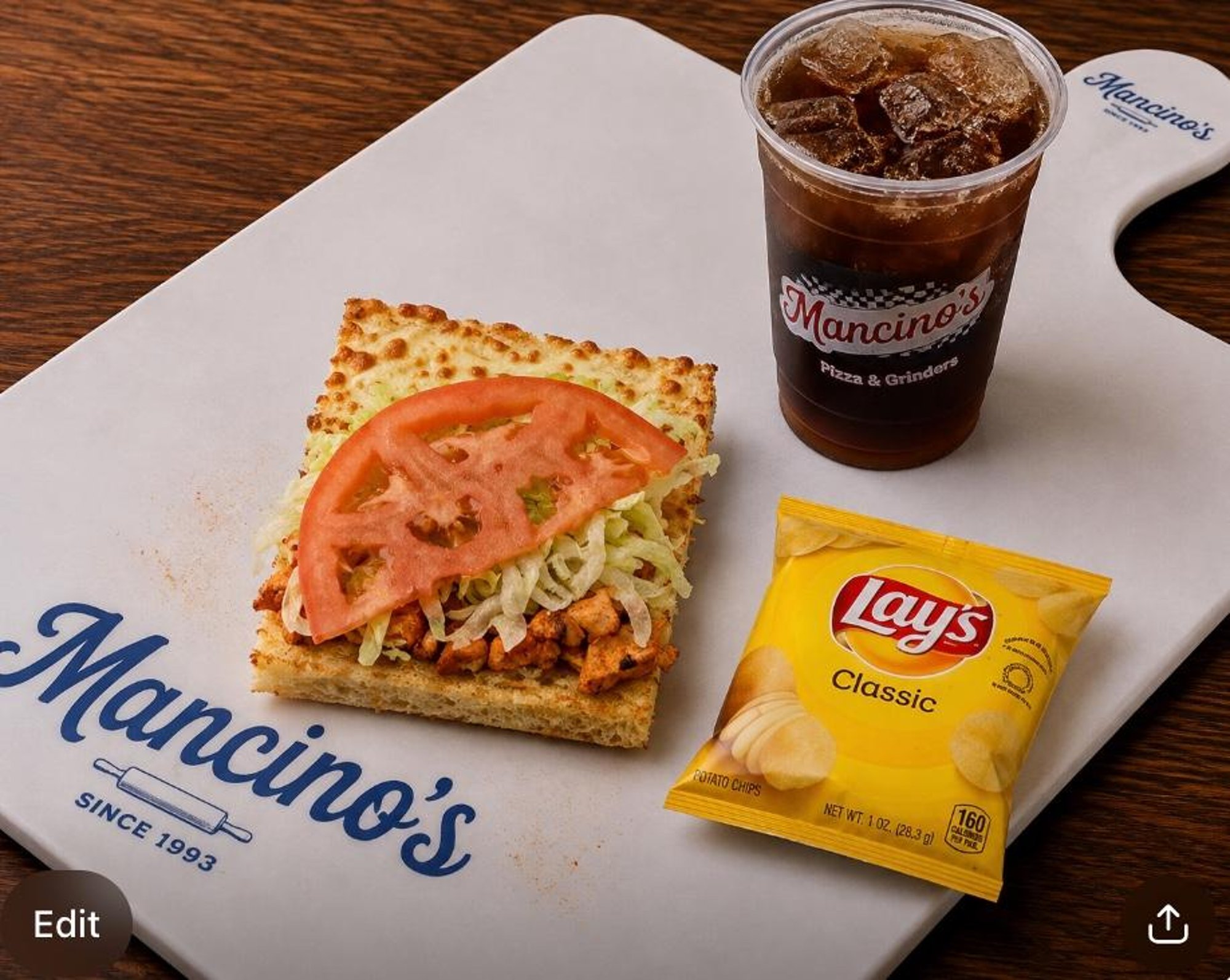 1/4 Buffalo Chicken Grinder Combo