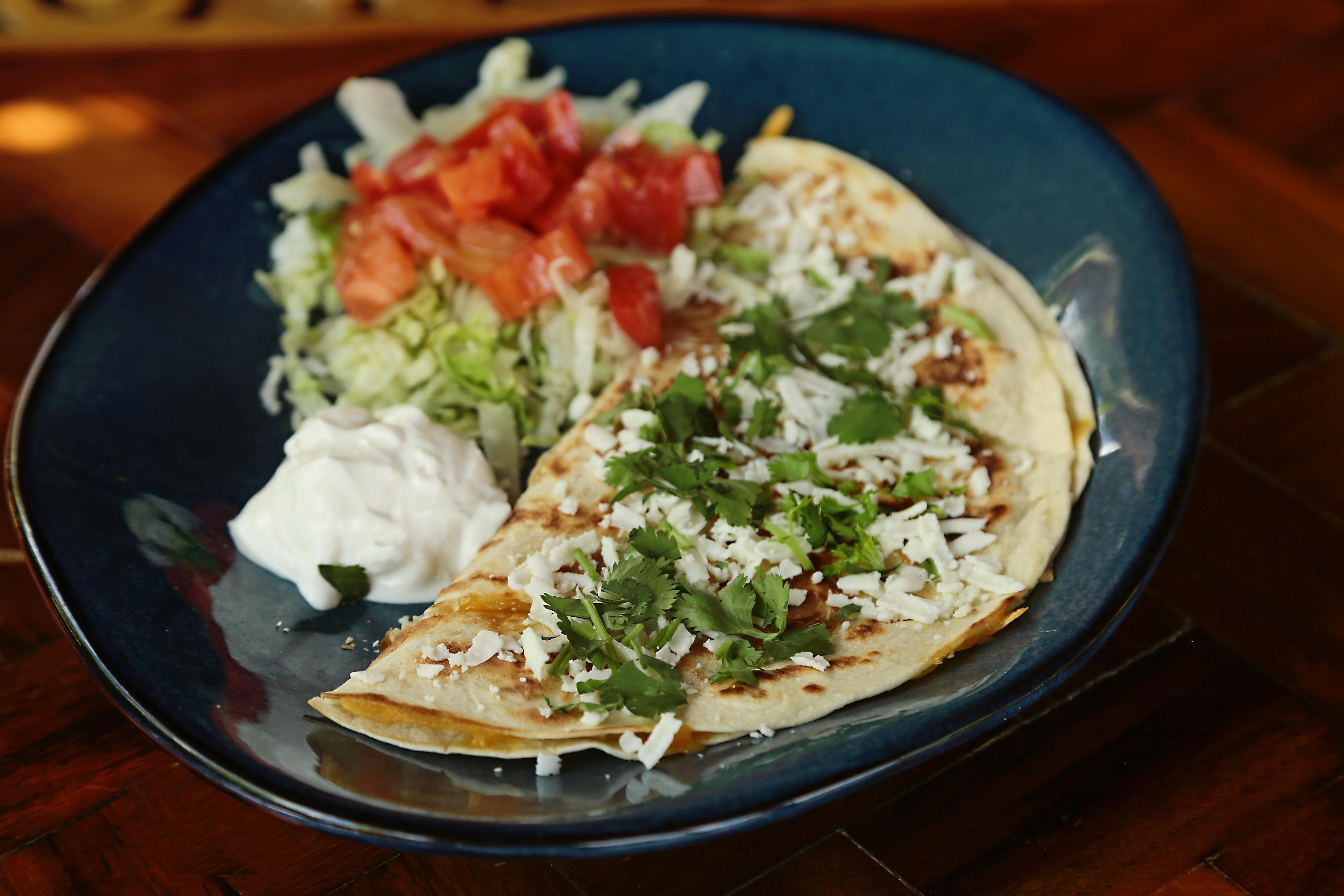 Spinach Quesadilla