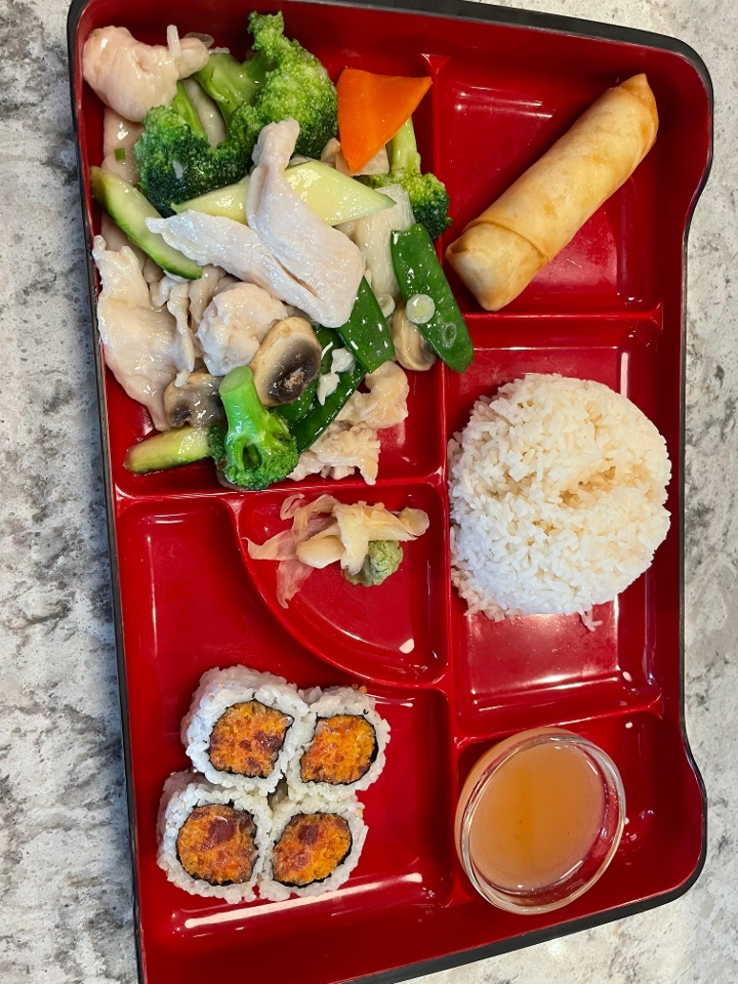 Bento Box A6 - Sautéed Chicken with Vegetables