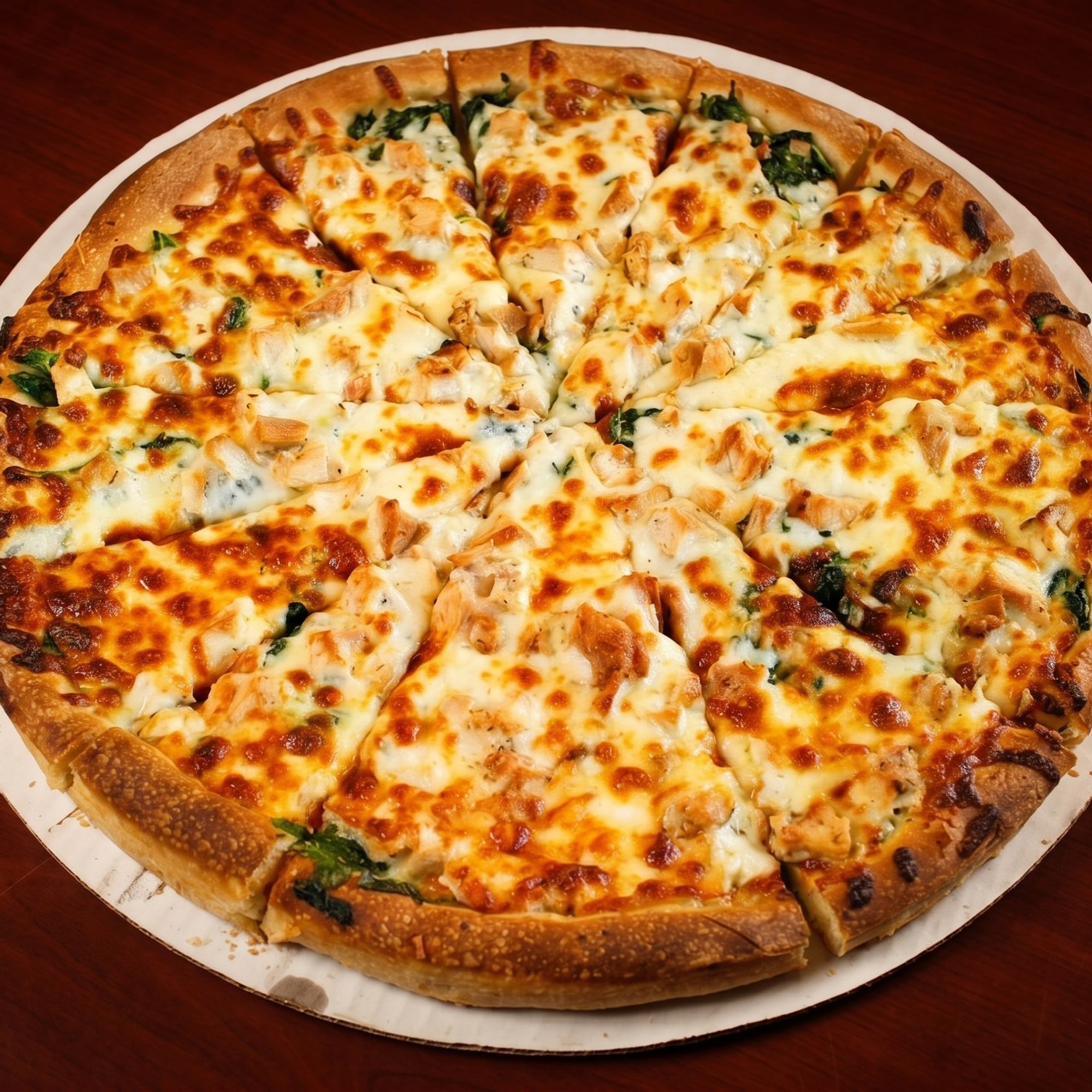 Chicken Florentine Pizza