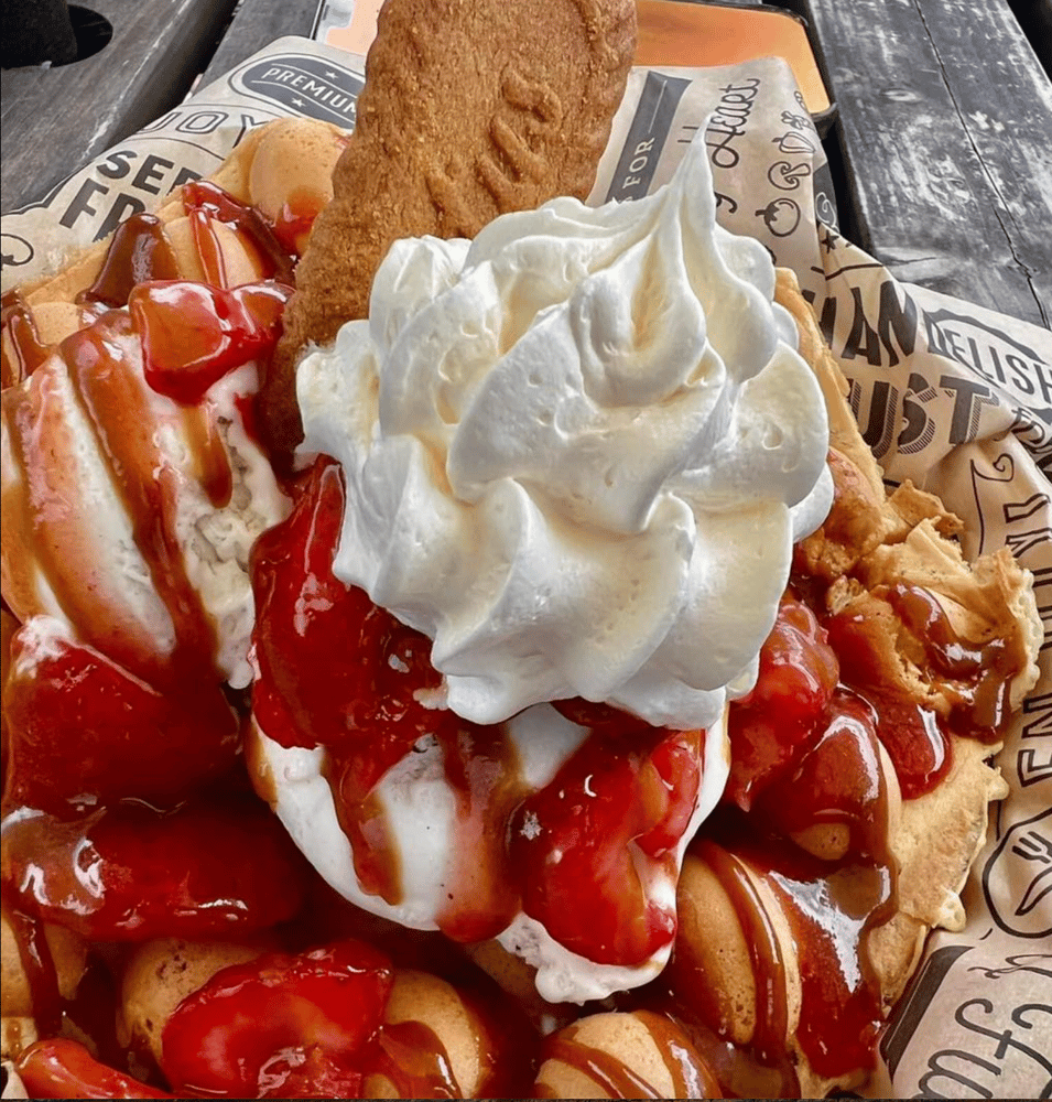Da Floridian-Strawberry Shortcake Ice Cream Waffle