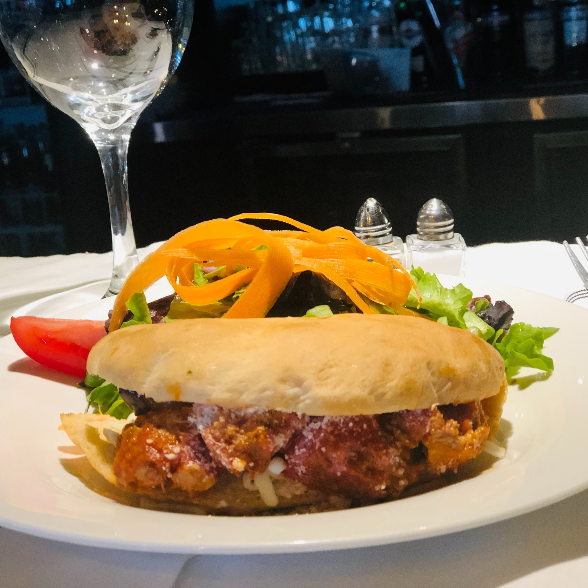 Meatballs Panino