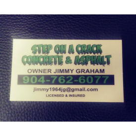 Step on a Crack Concrete and Asphalt Logo