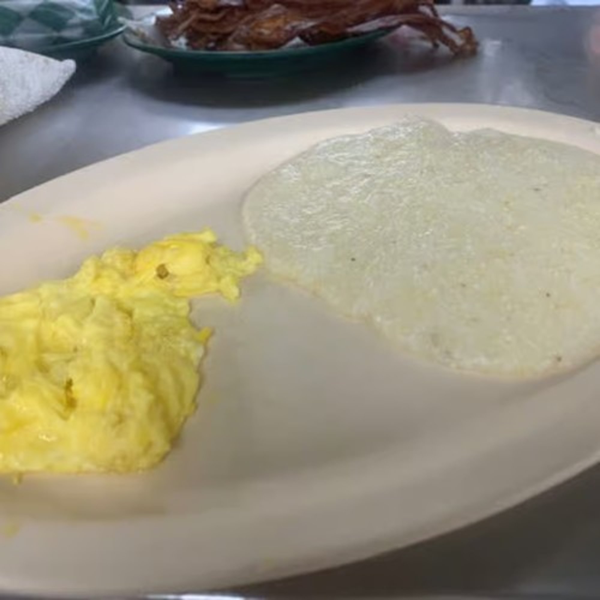 1 Egg, Side, and Bread Plate