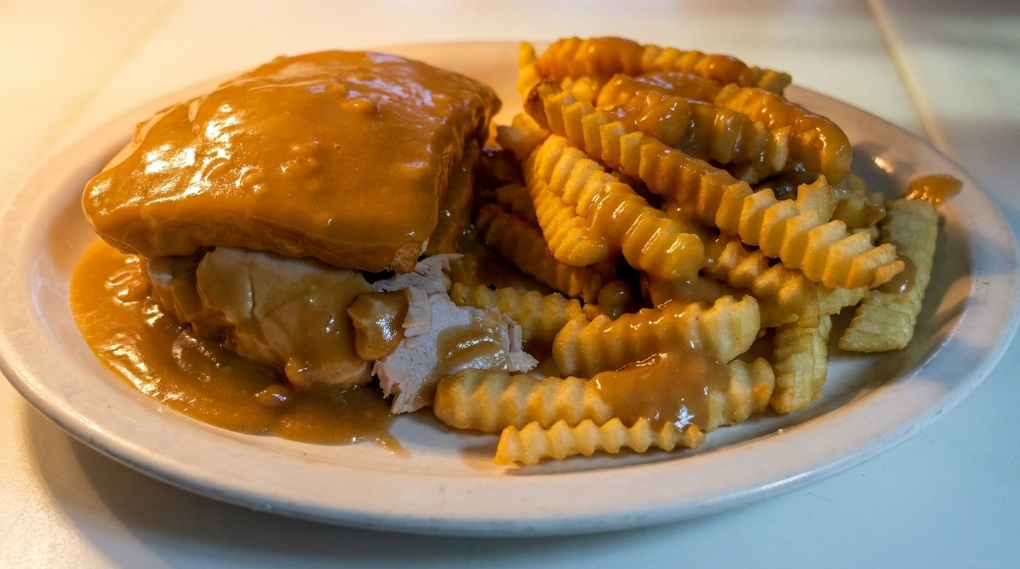 Hot Turkey Sandwich w/French Fries